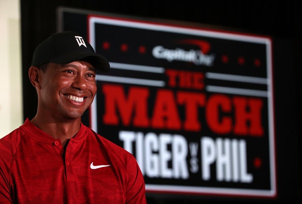 Tiger Woods has promised to beat 'Phil Mickelson's brains in'