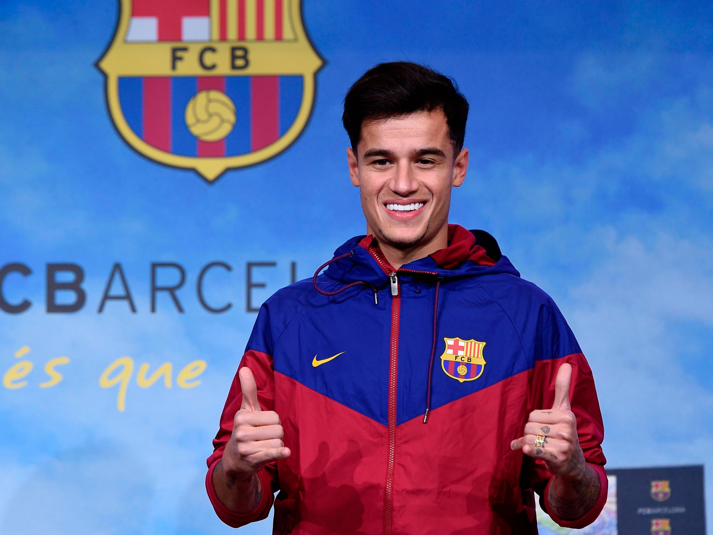 Philippe Coutinho joined Barcelona from Liverpool for £142million in January