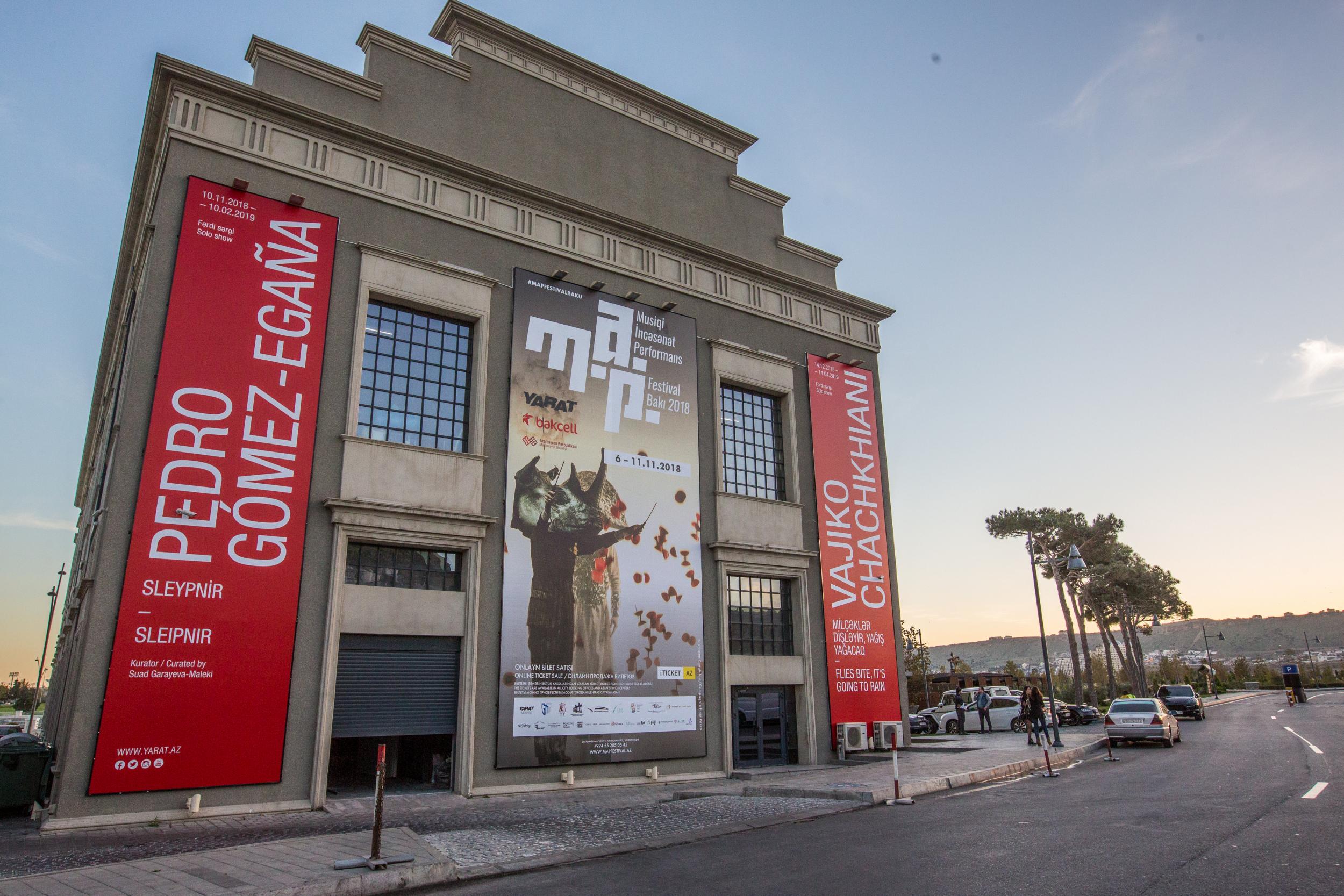 The YARAT exhibition space (Fakhriyya Mammadova/MAP International Theatre Festival 2018)