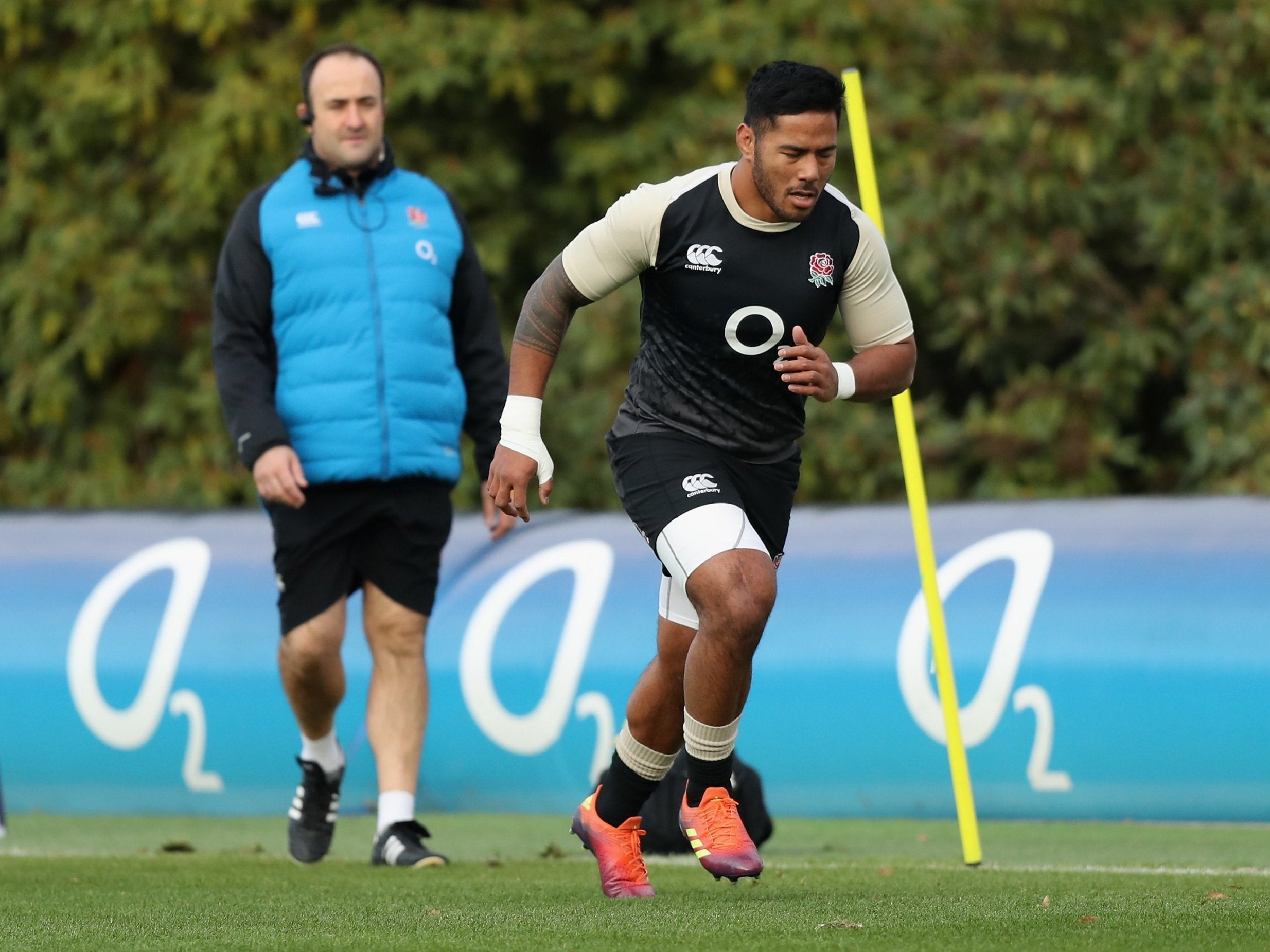 Manu Tuilagi will need to come through Wednesday afternoon's training session unscathed