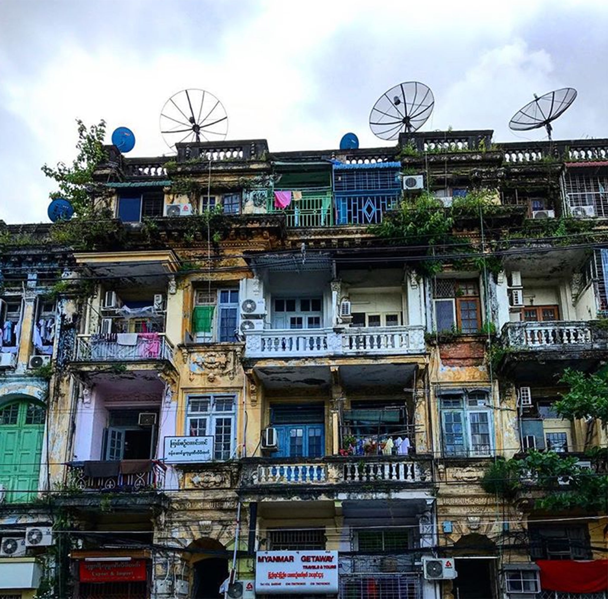 Colonial chaos in Yangon