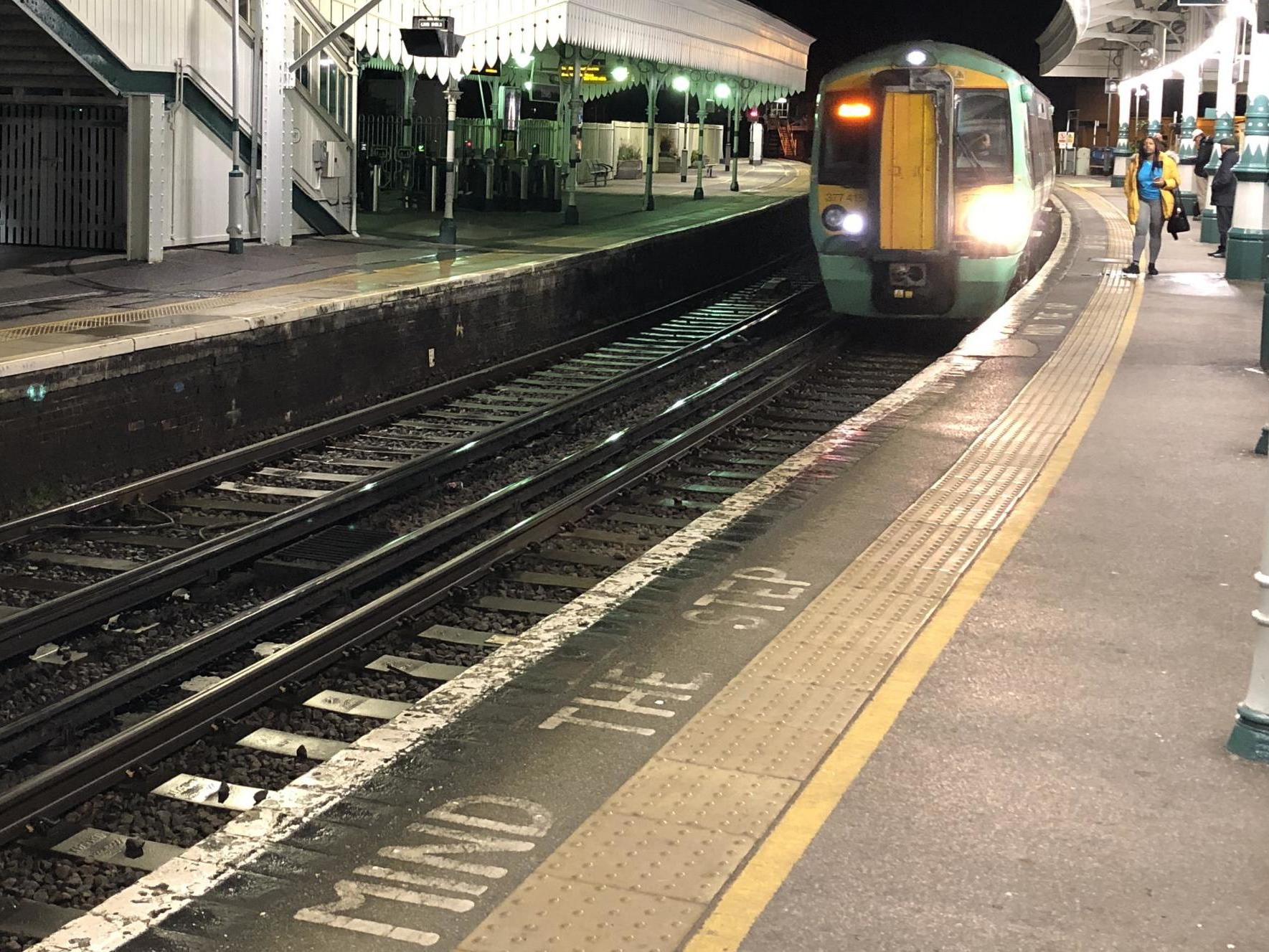 The Lewes train station