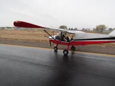 Teenagers steal plane after driving tractor on to airstrip