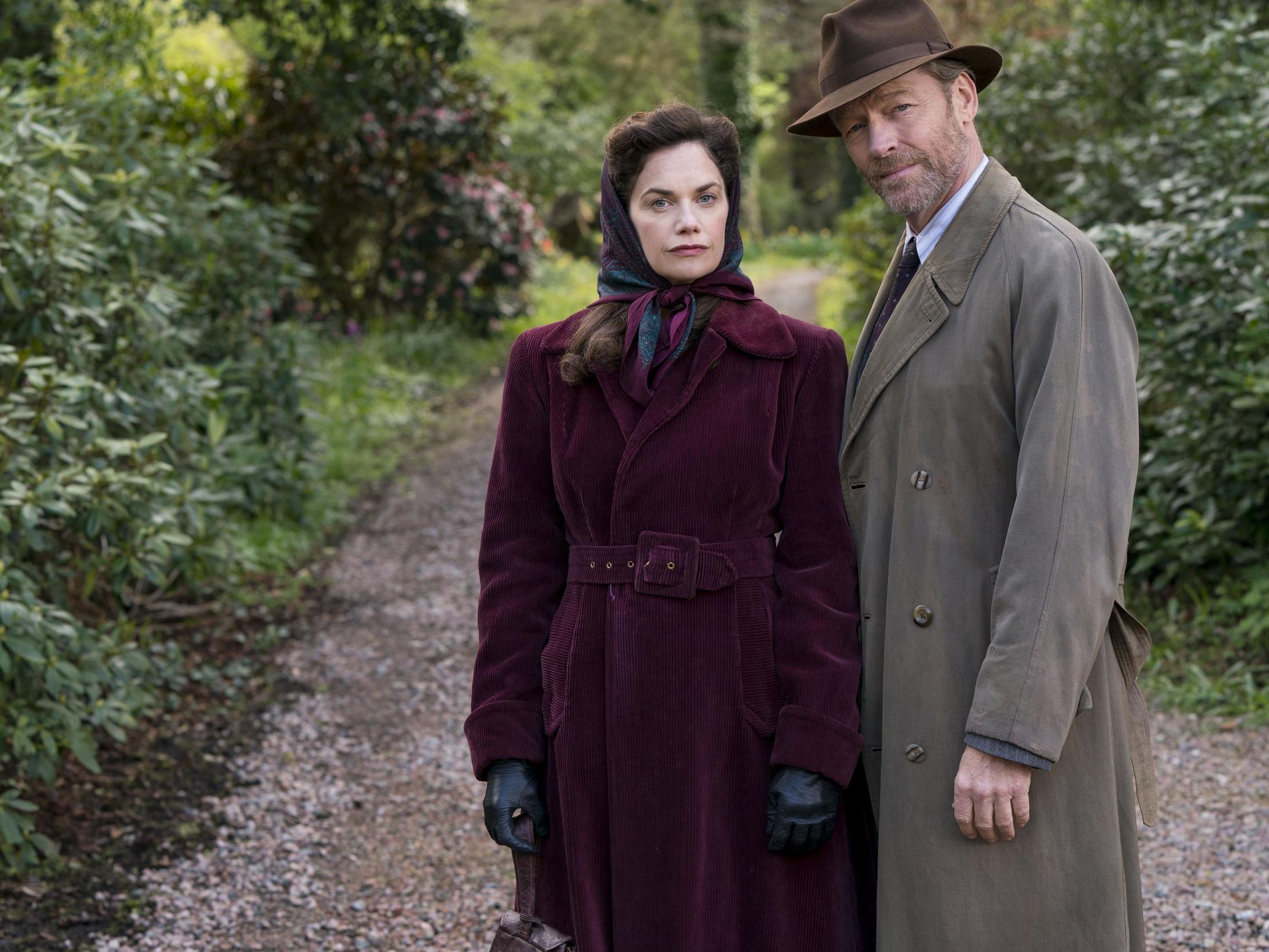 Keep it in the family: Ruth Wilson, alongside Iain Glen, as her own grandmother in the biographical ‘Mrs Wilson’