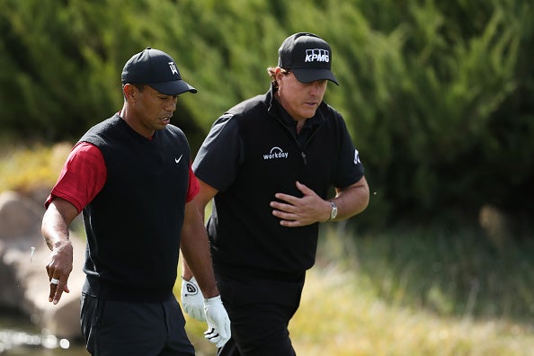 Woods and Mickelson got off to a terrible start at Shadow Creek