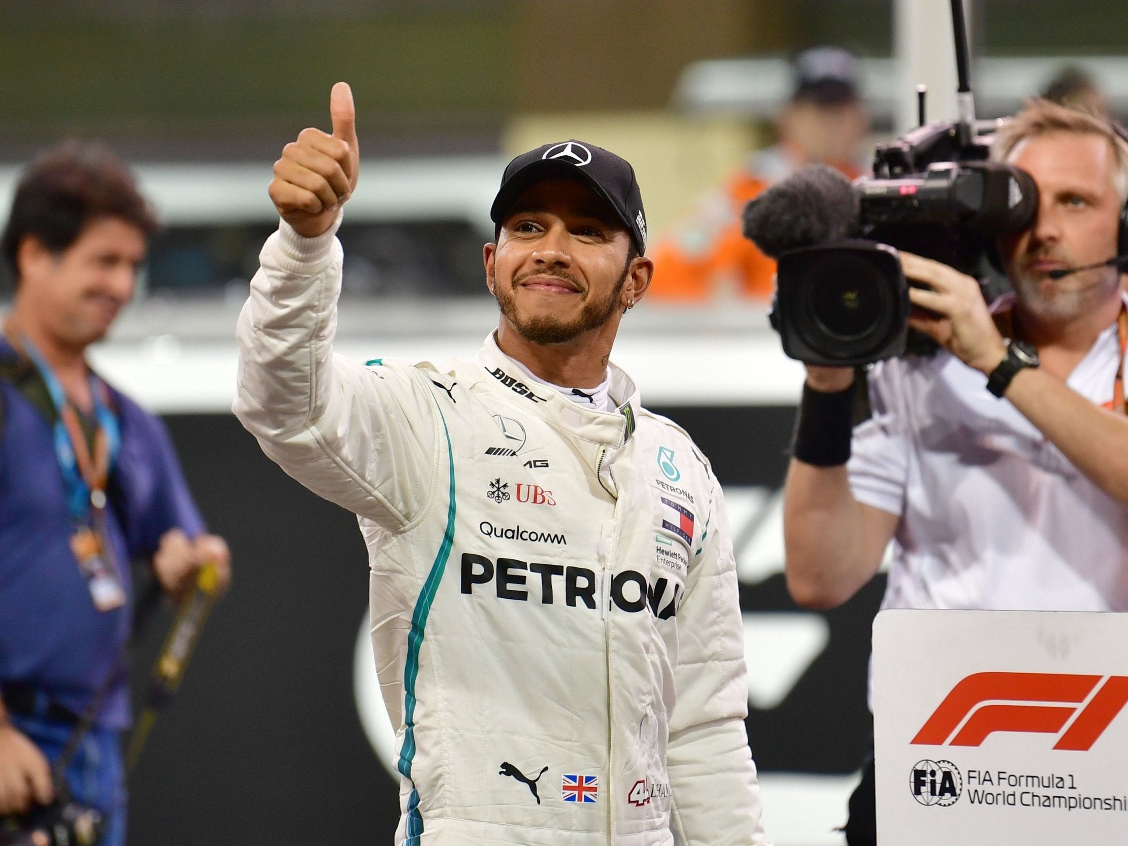 Hamilton was delighted afterwards