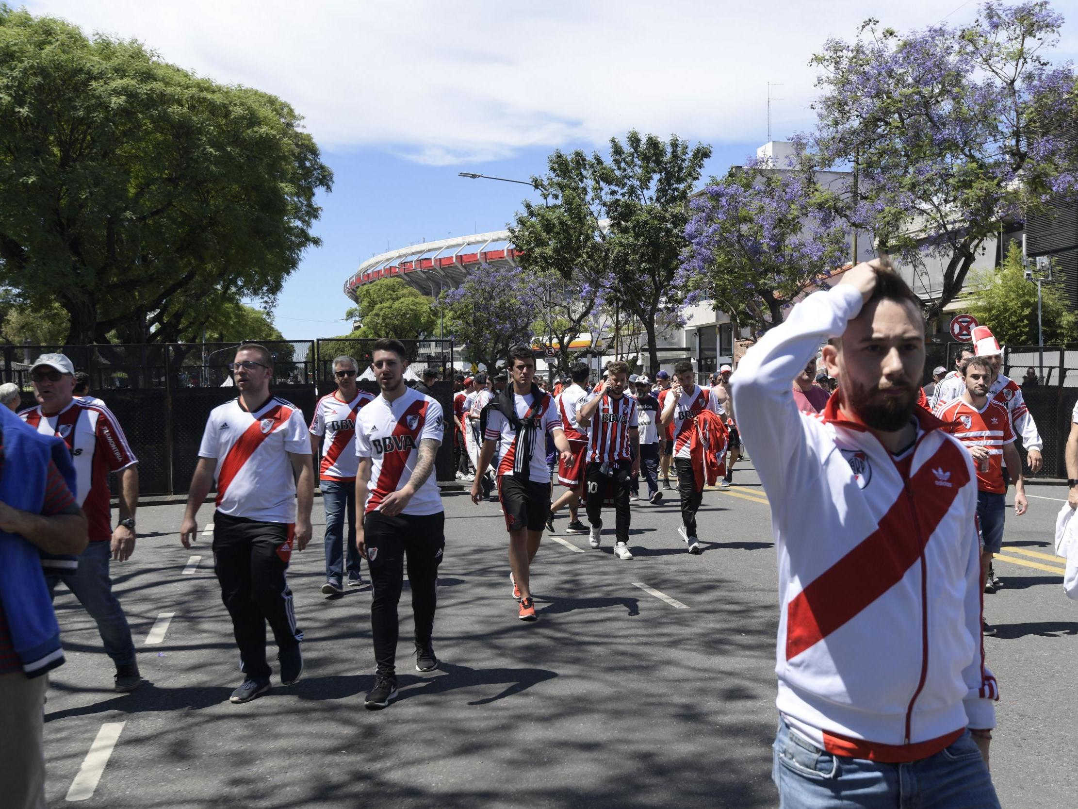 The second leg of the Copa Libertadores final was called off hours before the scheduled kick-off