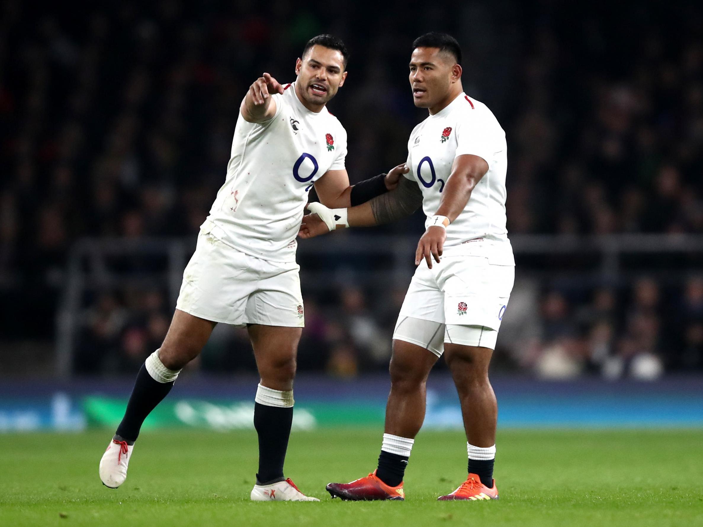 Te'o (left) will have to wait before renewing his centre partnership with Tuilagi