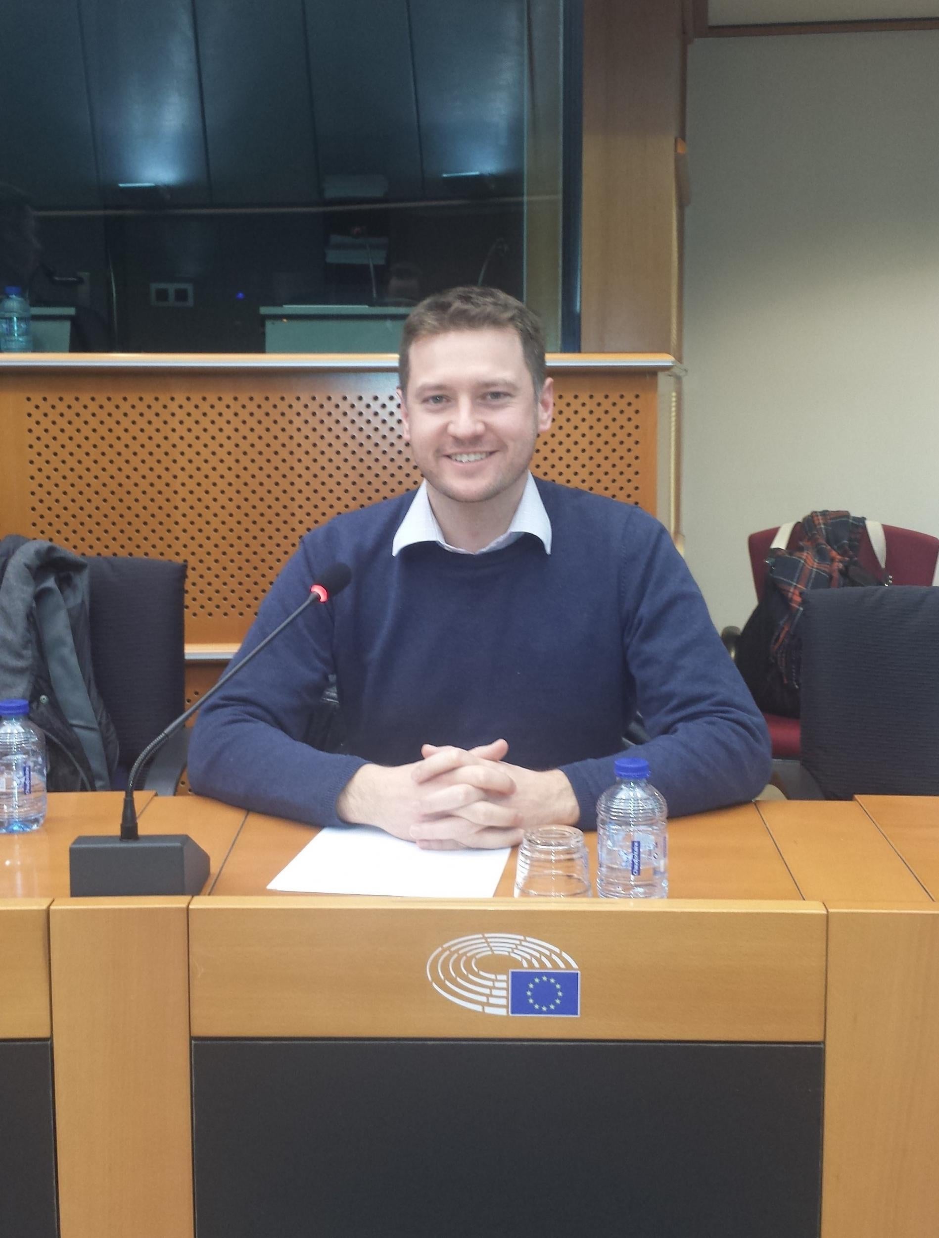 Seanán Ó Coistín, who works as an Irish translator at the European Union