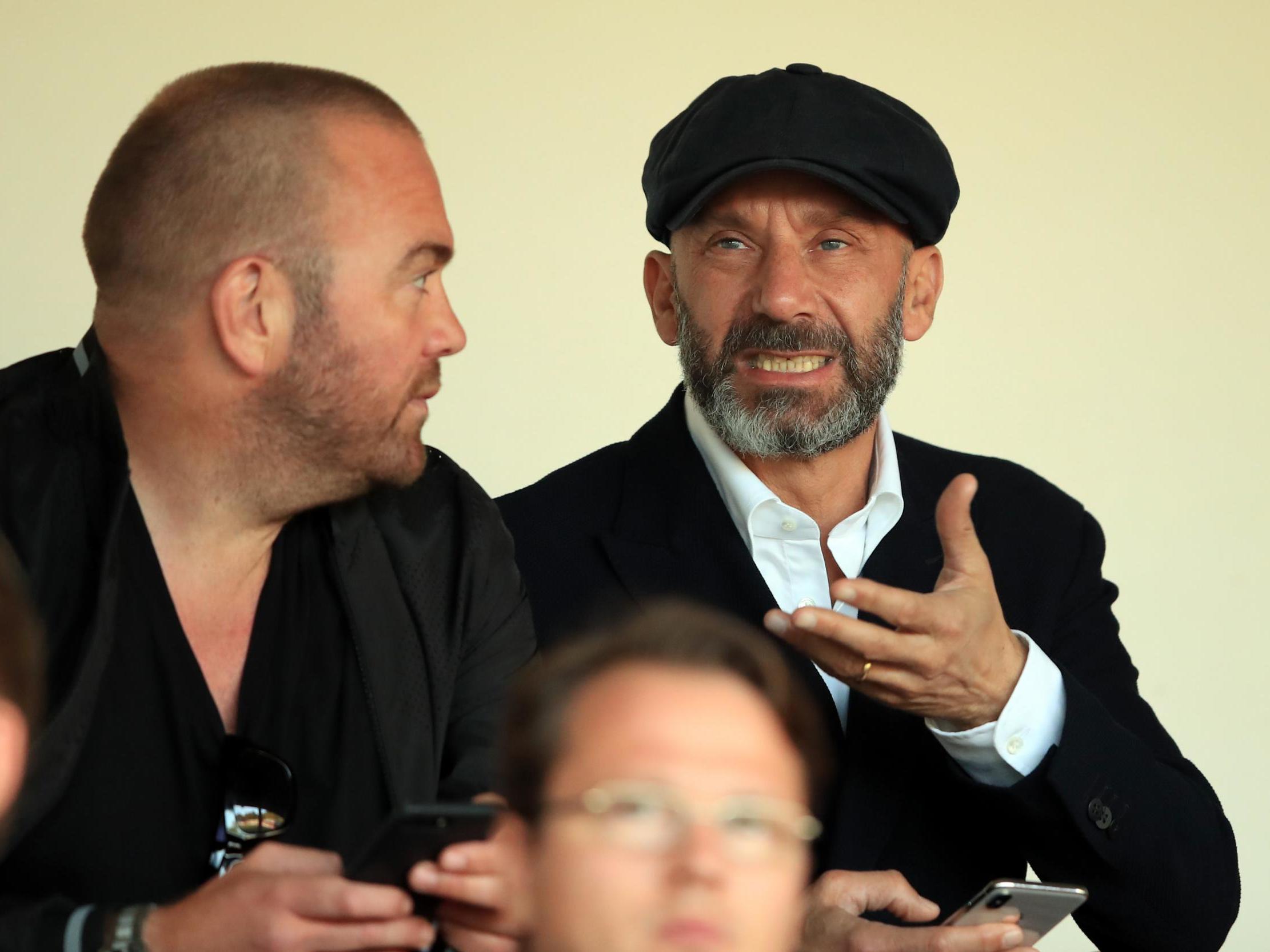 Vialli hid his illness from the public for a year, but has now revealed his struggle