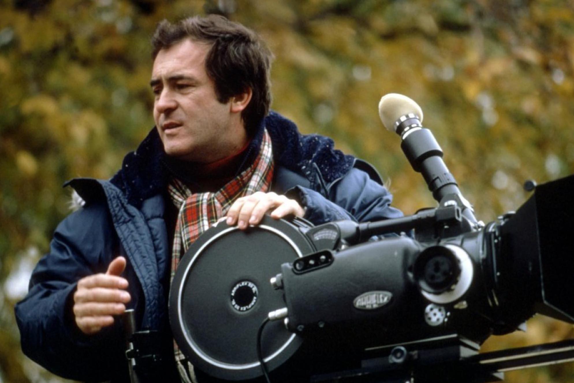 Bertolucci on the set of 'La luna' in 1979