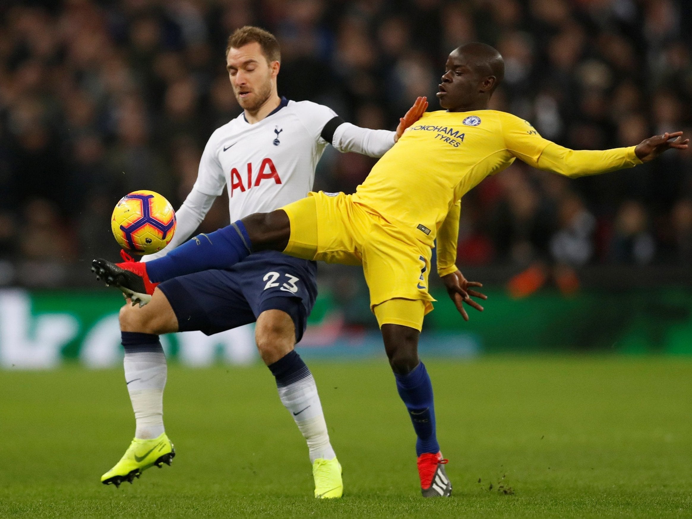 Kante came in for criticism after the game with Tottenham