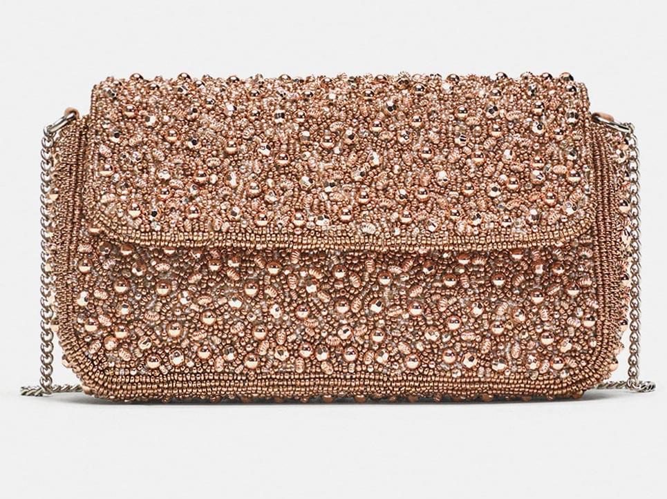 Beaded Crossbody Bag, £29.99, Zara