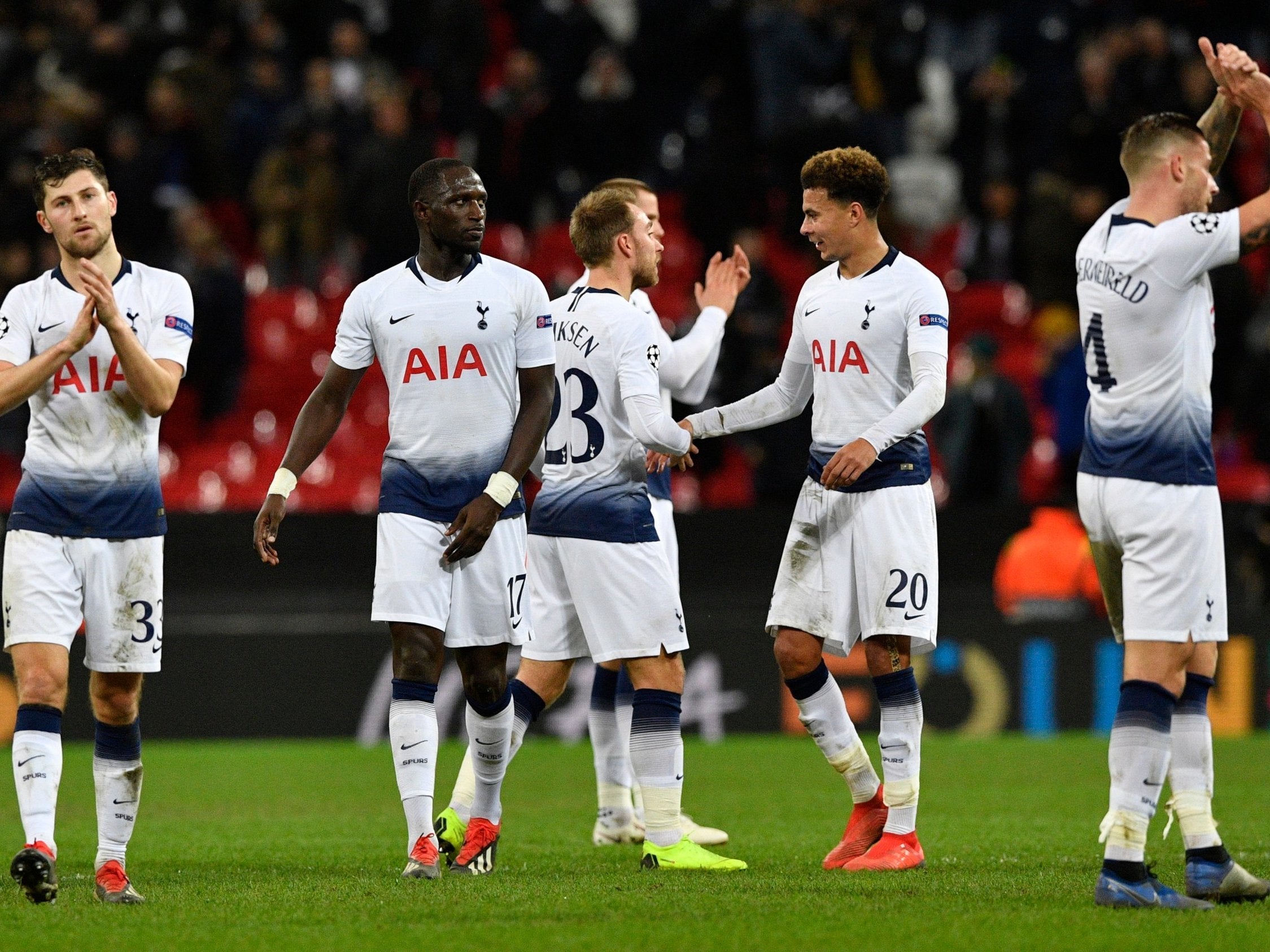 Tottenham had just enough to keep their Champions League hopes alive