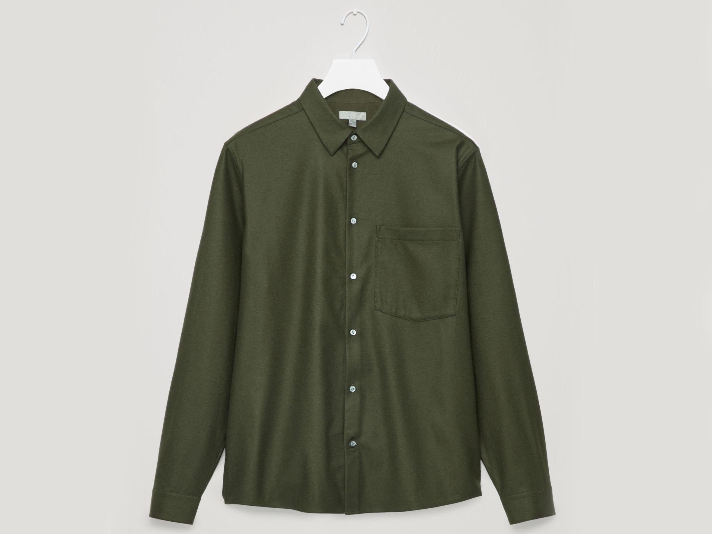 Felt Wool Shirt, £69, Cos