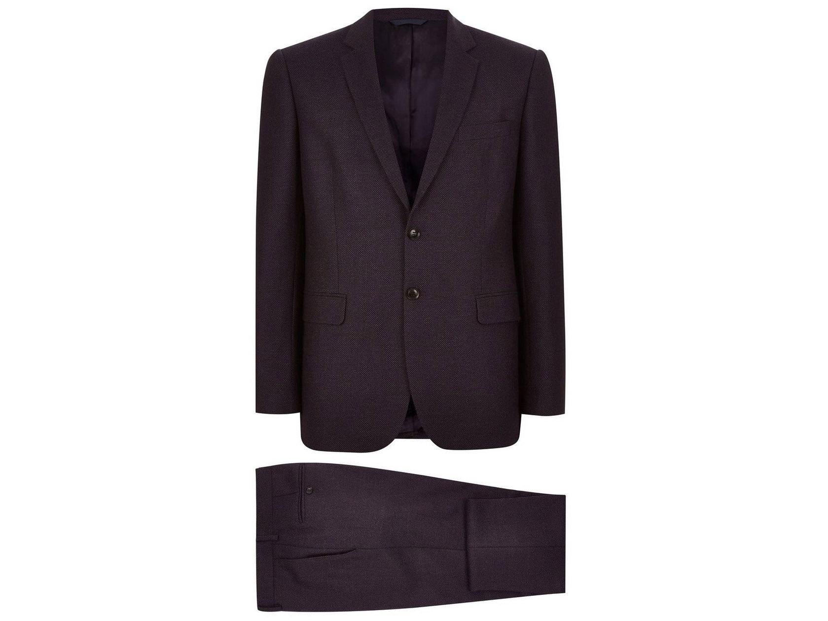 Charlie Casely-Hayford x Topman Navy Red Birdseye Suit, £220, Topman