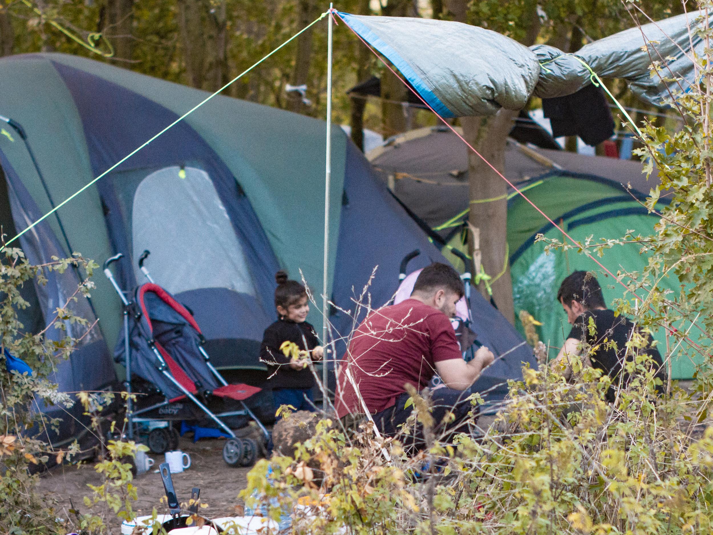 There are around 500 refugees in Grande-Synthe, the main settlement in Dunkirk