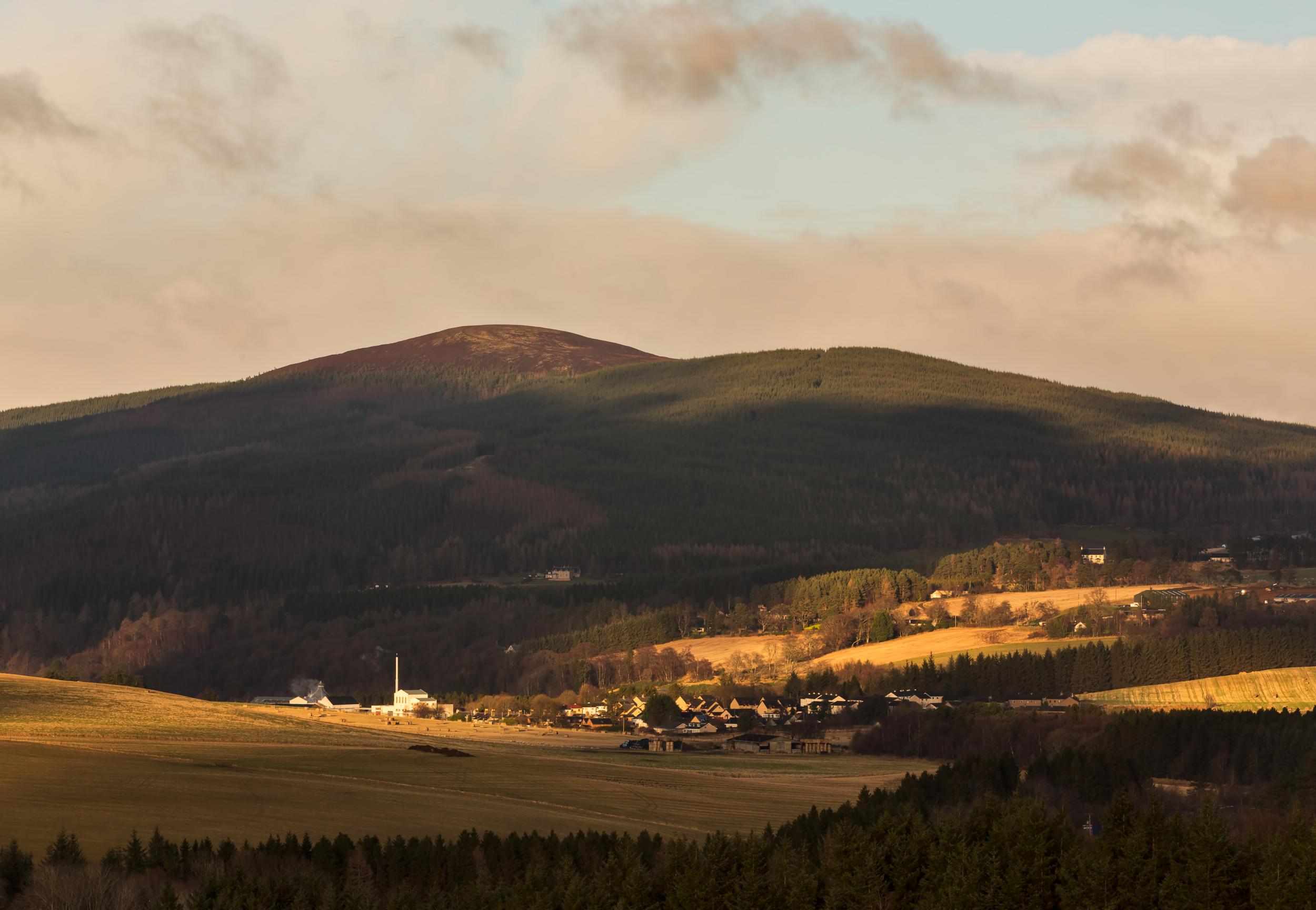 The Craigellachie and Dewars Distillery in Speyside