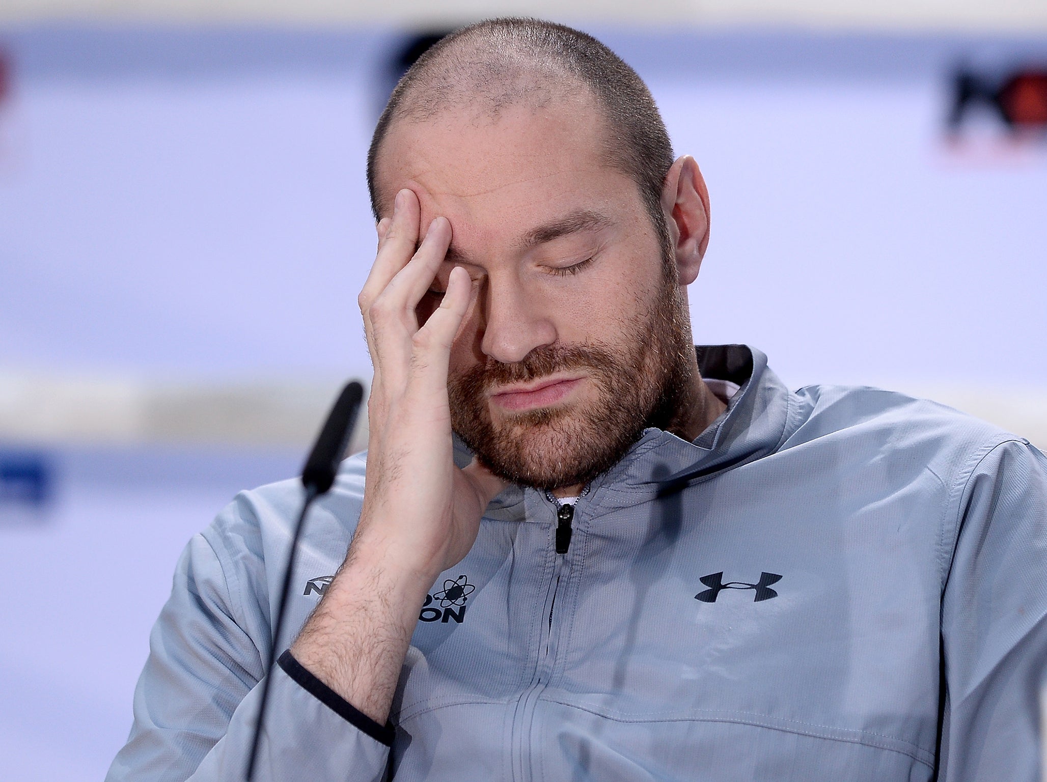 Tyson Fury at his lowest ebb