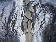 Alaska earthquakes: Anchorage hit by flooding and thousands left without power after powerful tremors strike