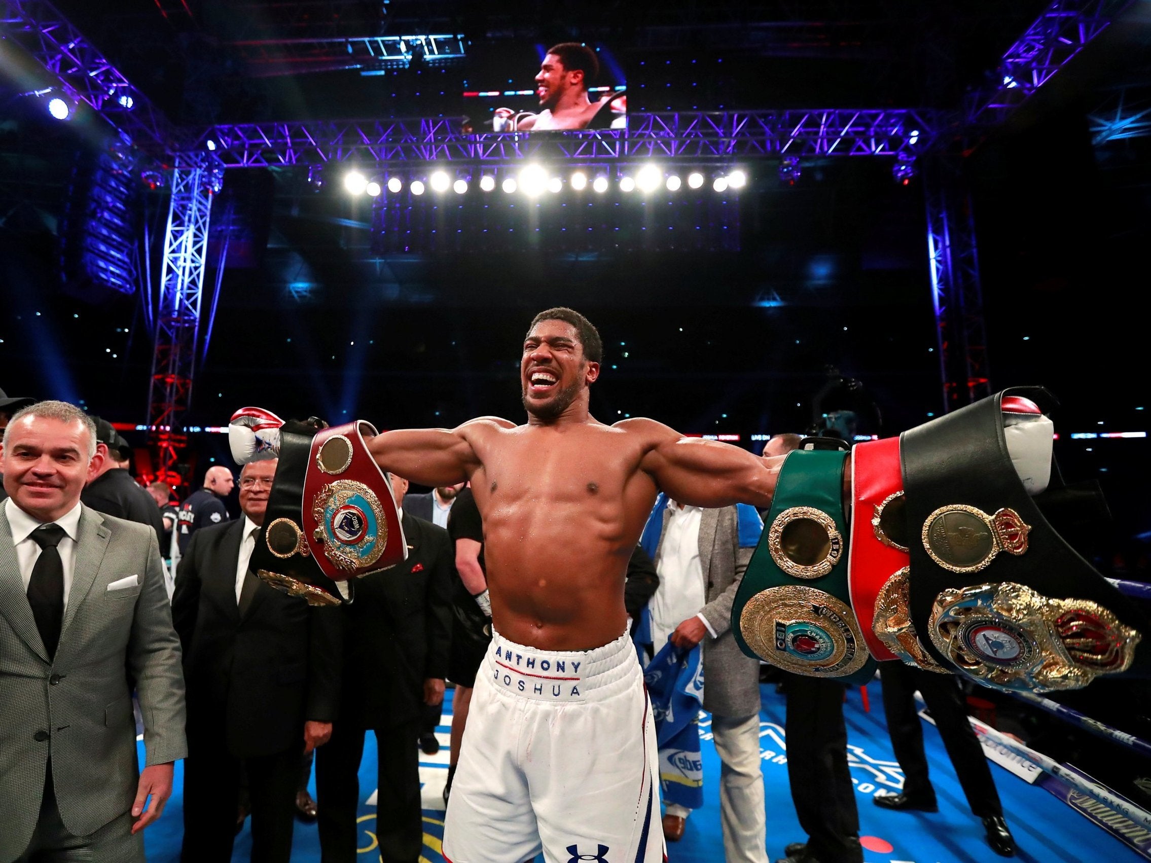 Anthony Joshua wants to face the winner of Fury vs Wilder