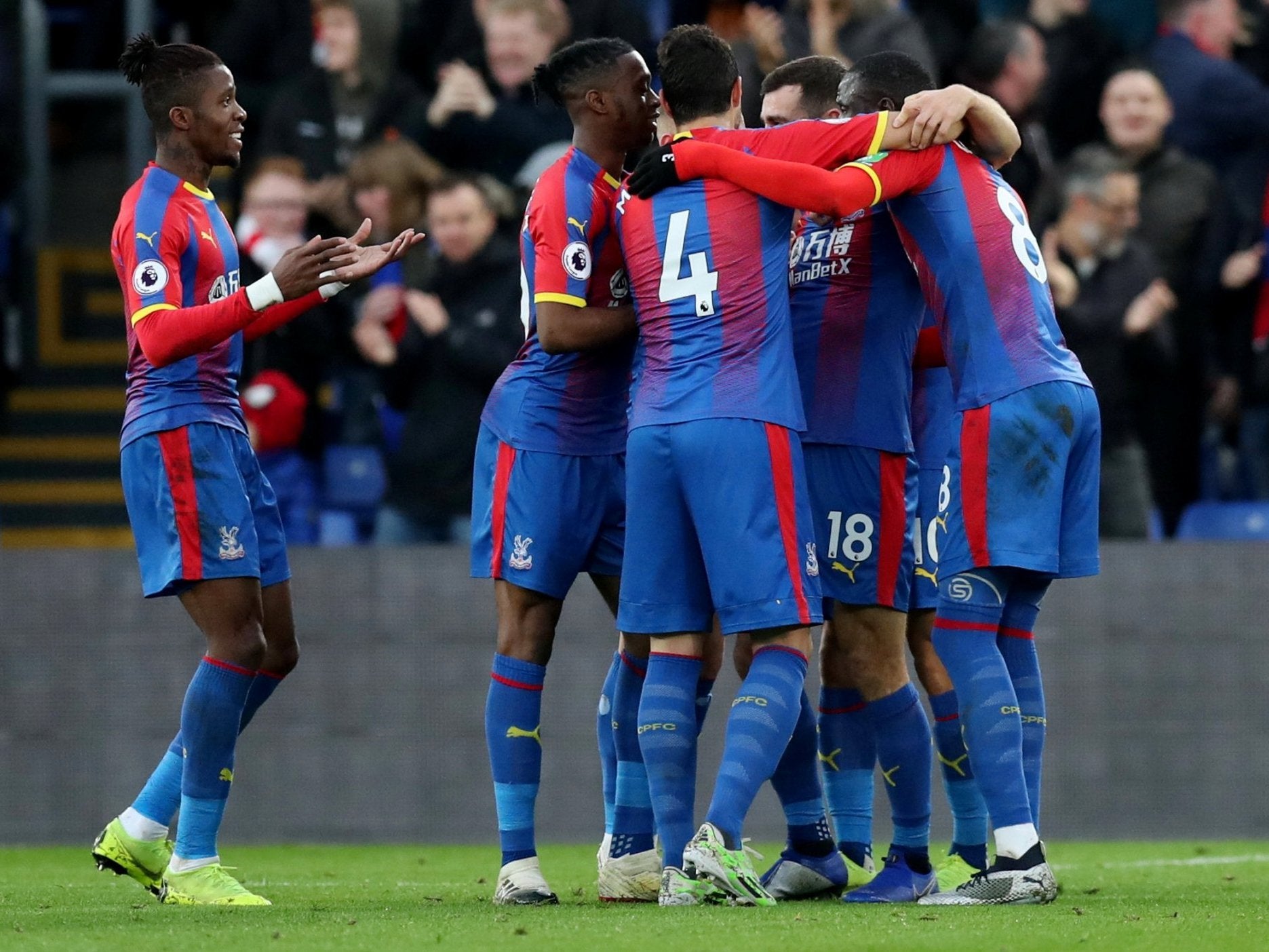 James McArthur’s goal was the first Palace have score from open play at home