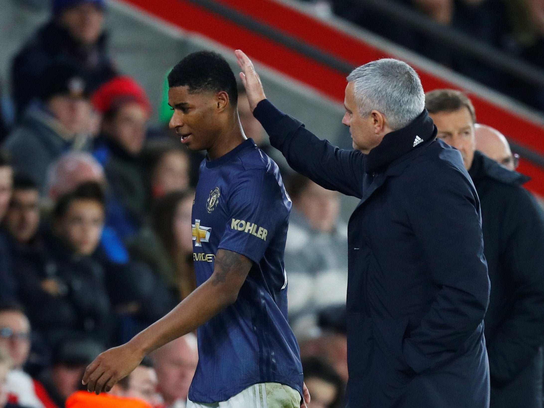 Jose Mourinho praised Marcus Rashford after the final whistle