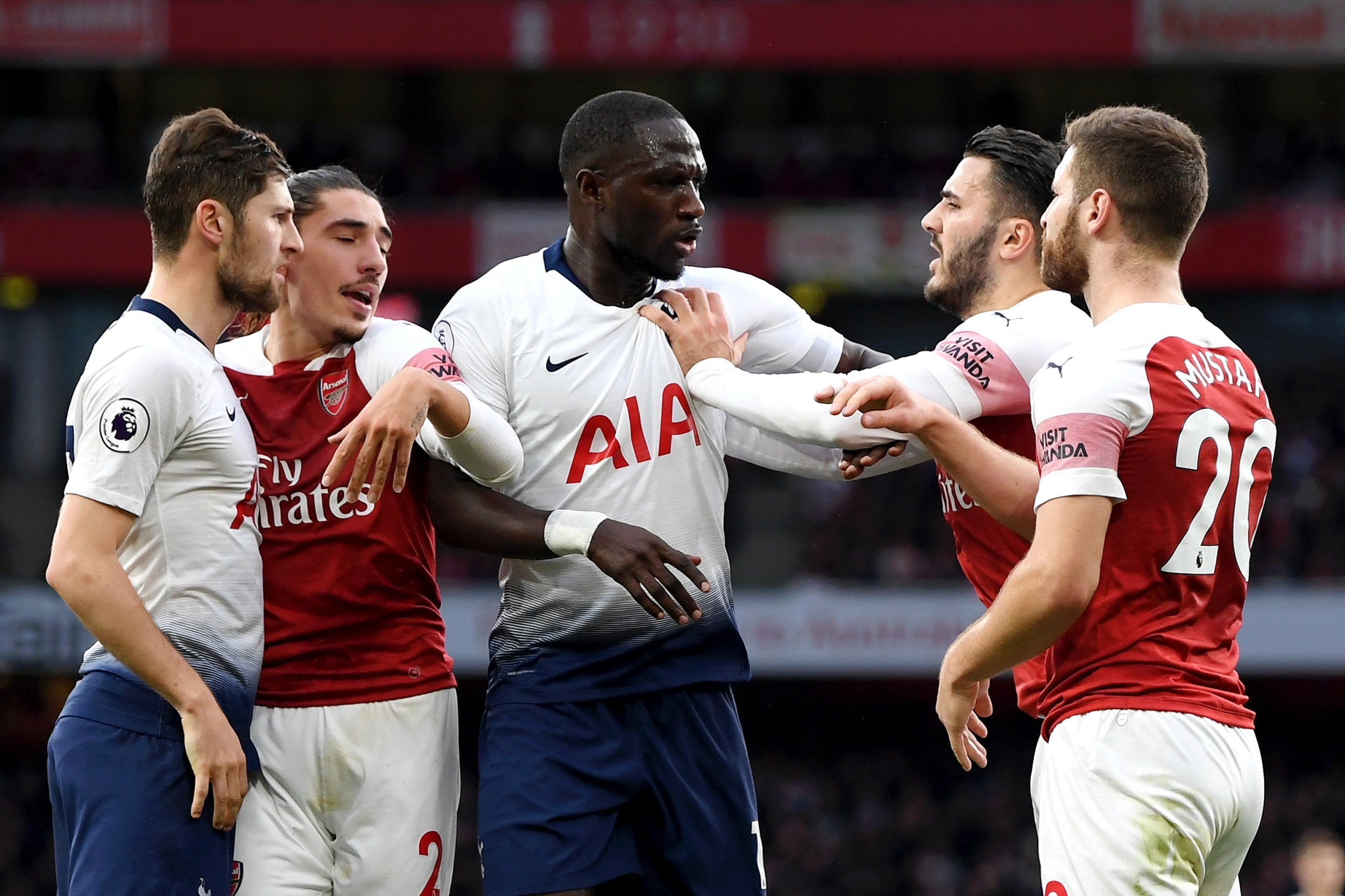 It was a feisty north London derby