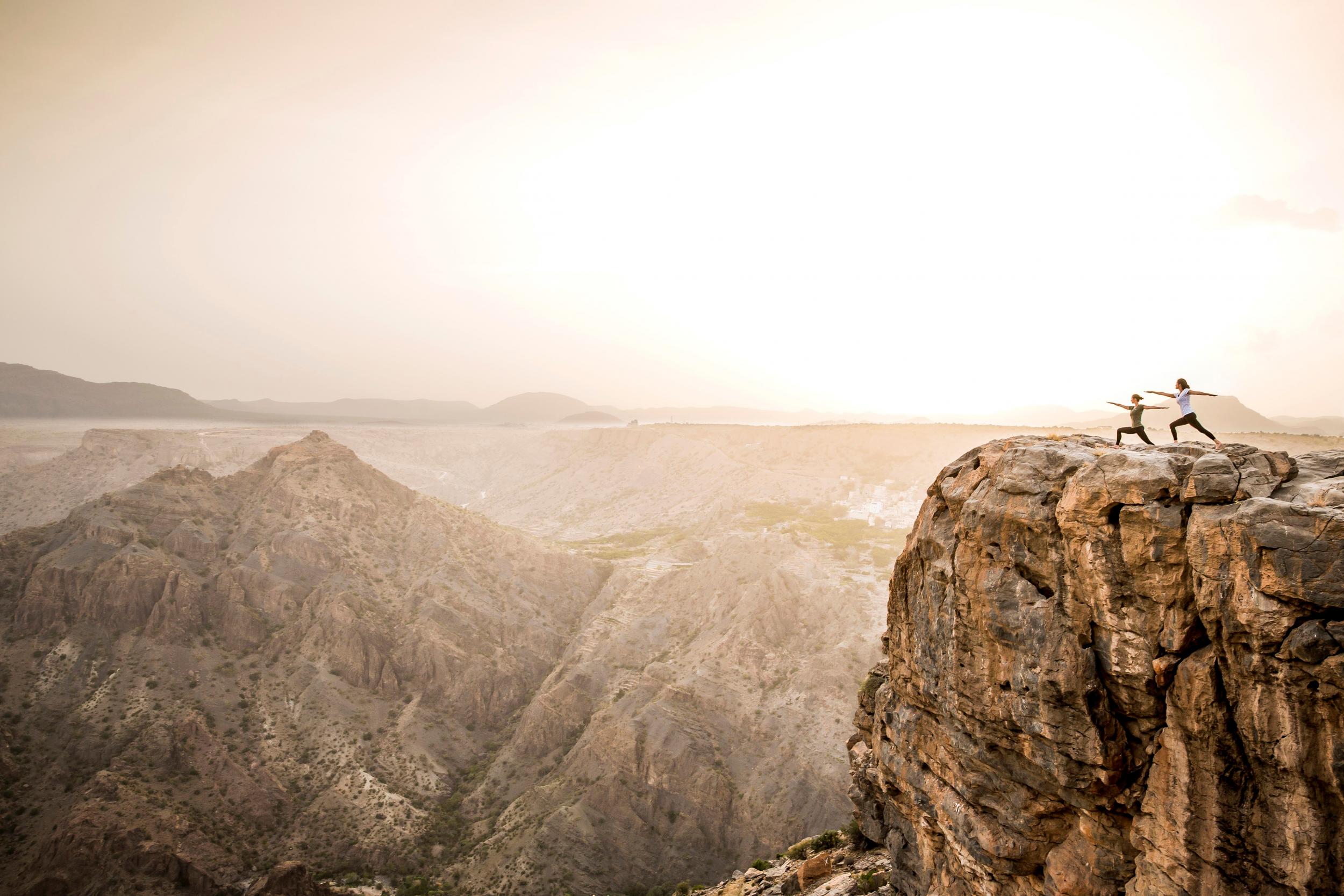 Sunrise at Jabal al Akhdar in Oman