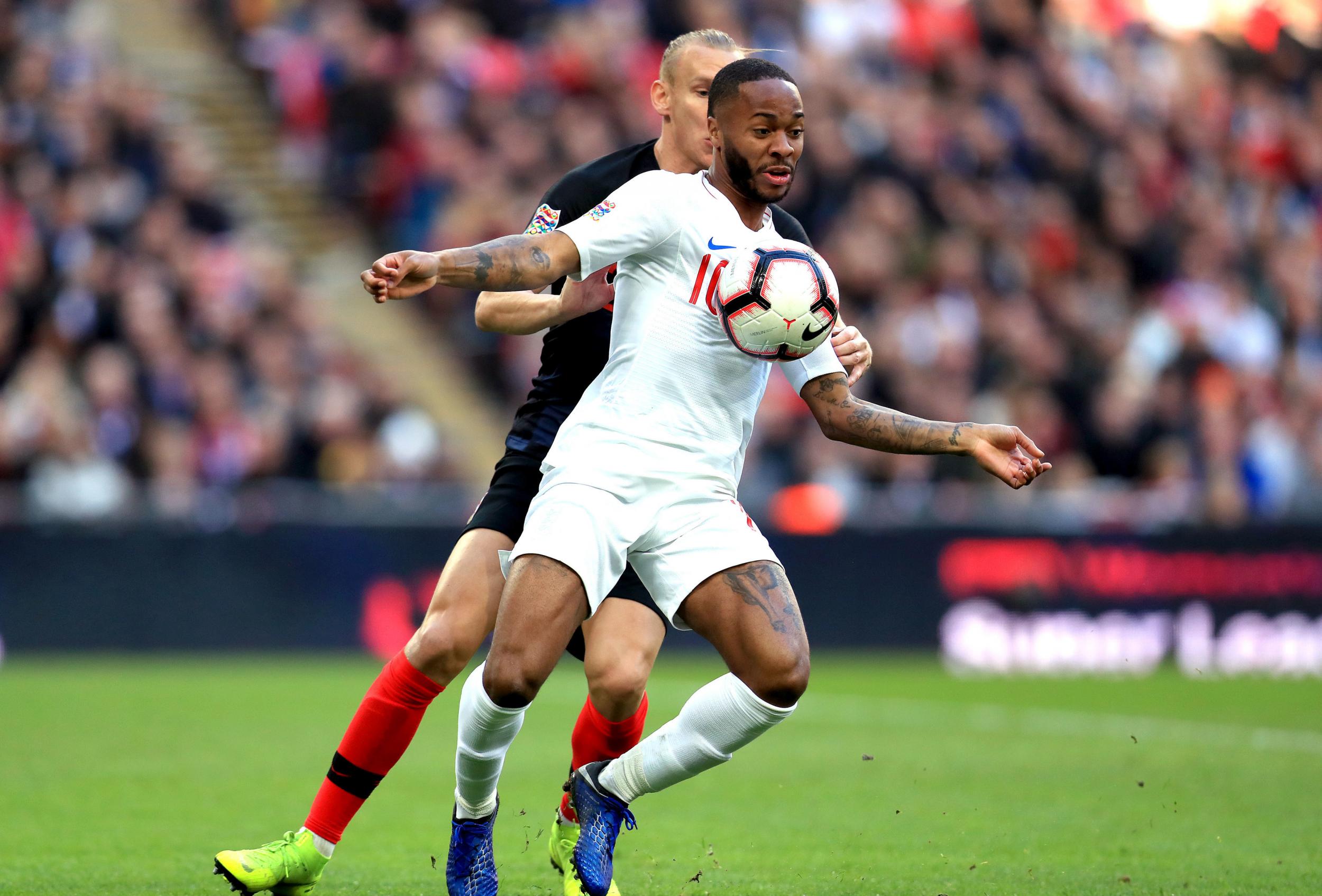 Raheem Sterling was instrumental in England's win over Spain