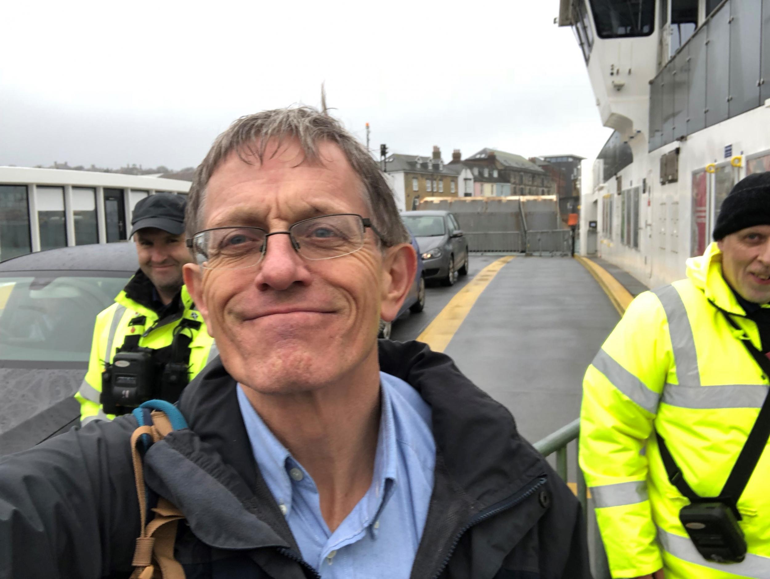 At Cowes Floating Bridge