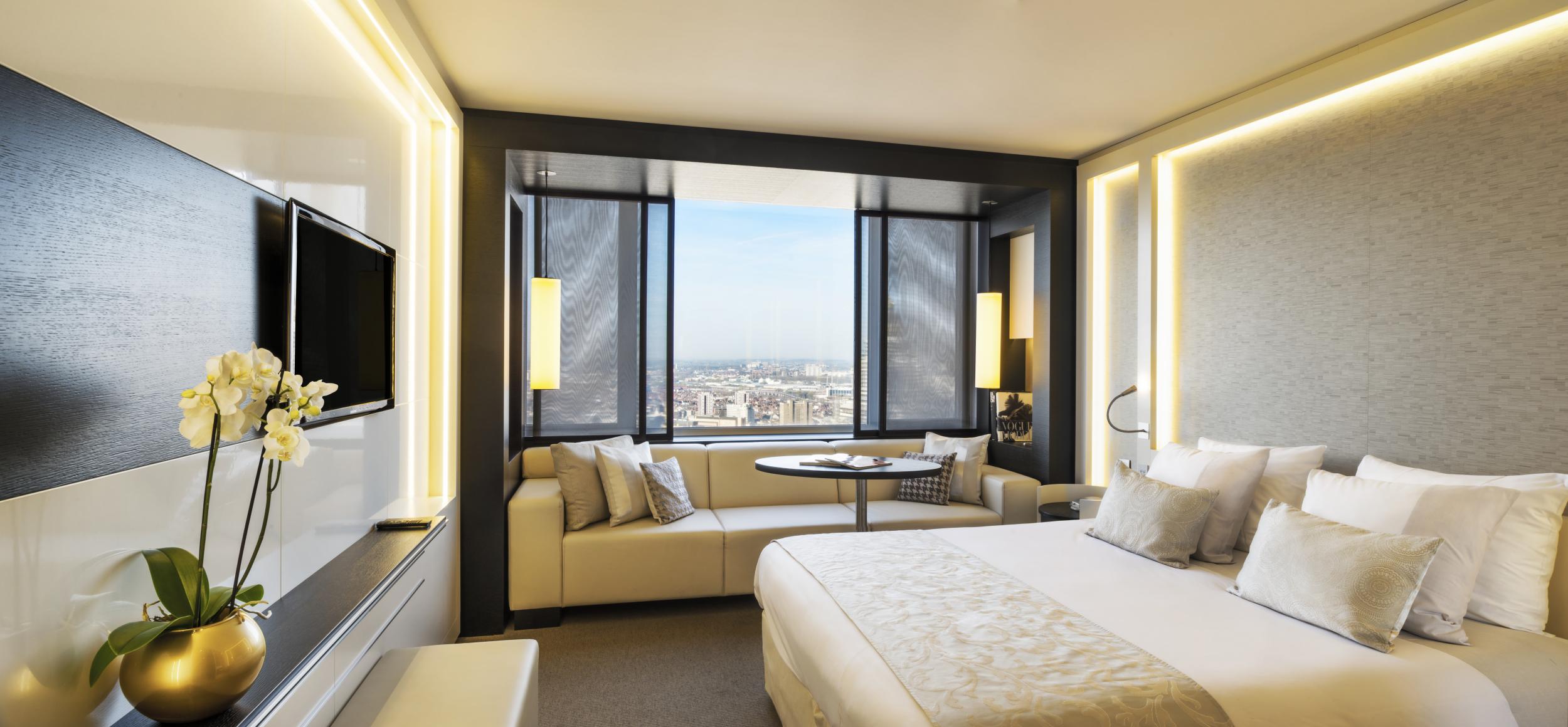 Admire the view from the lofty heights of The Hotel