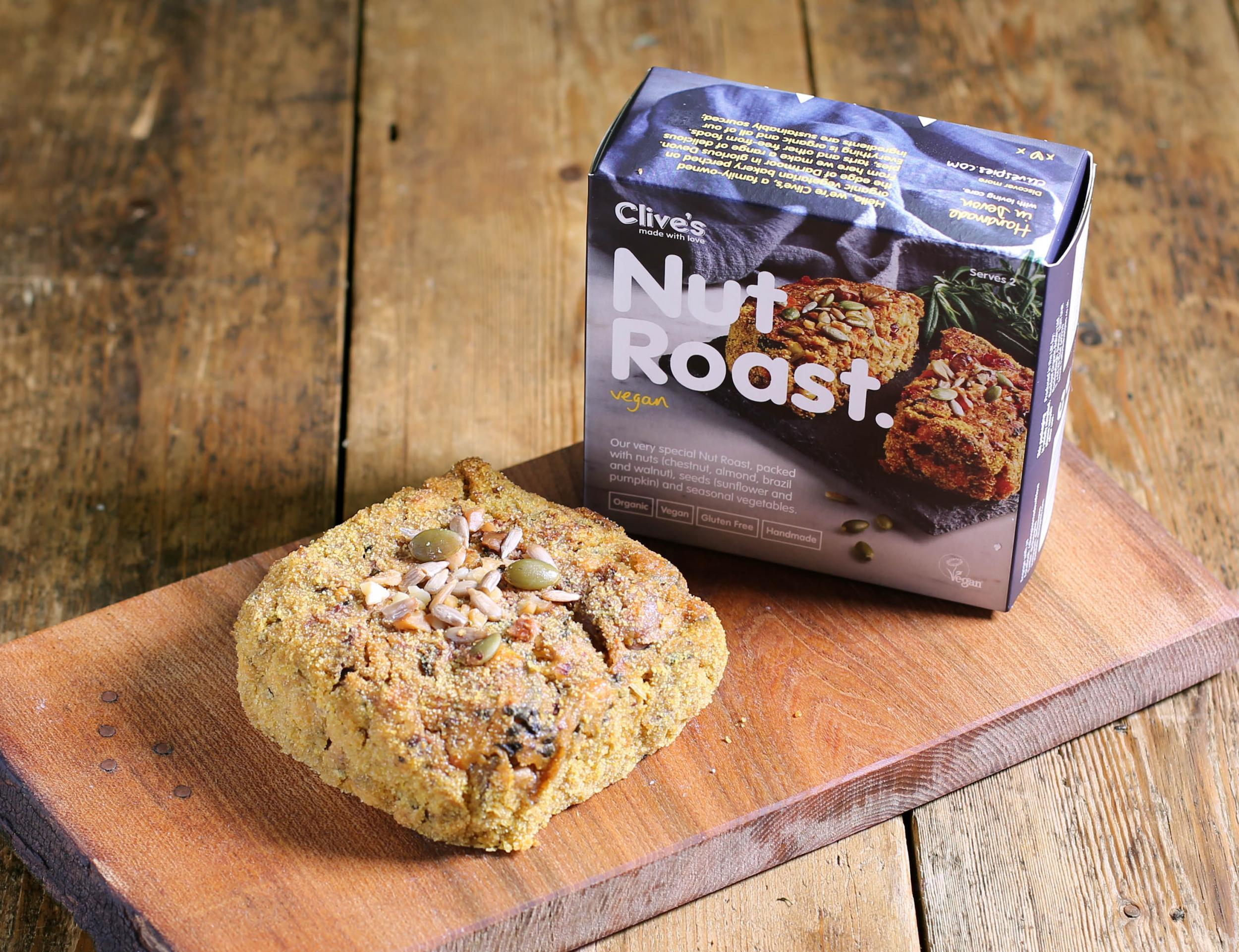 Clive’s gluten-free vegan nut roast