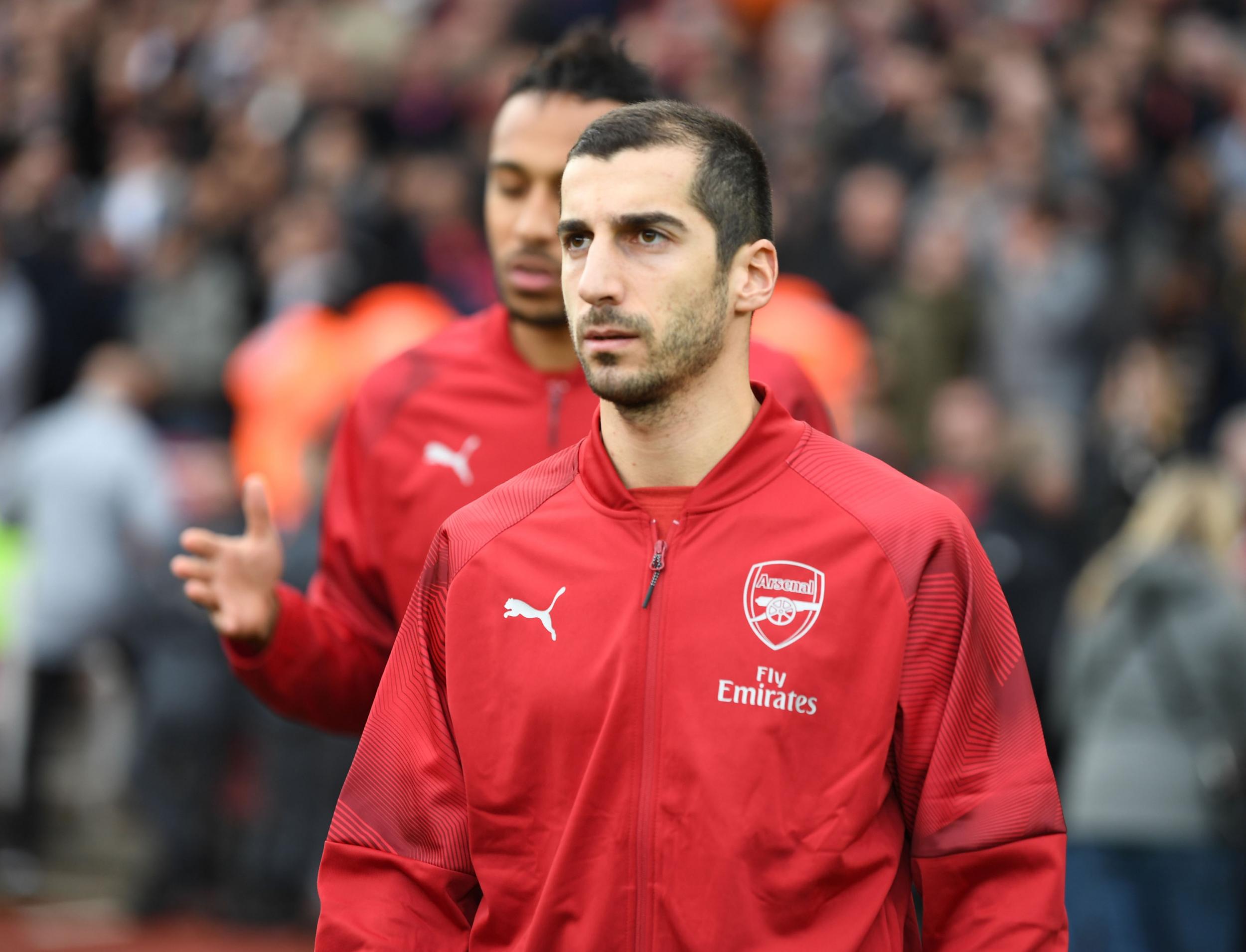 Henrikh Mkhitaryan was substituted at half-time in the victory over Tottenham