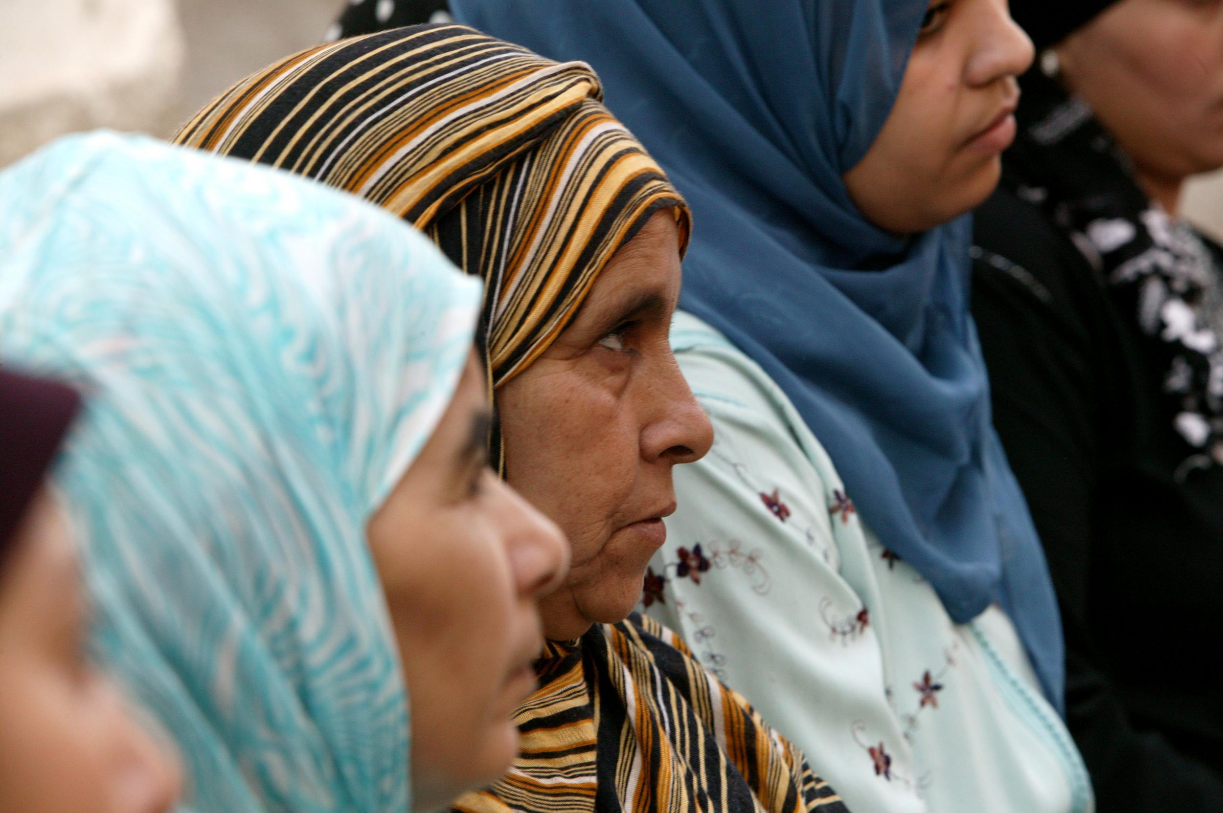 Women attending an HIV awareness programme in Agadir, Morocco