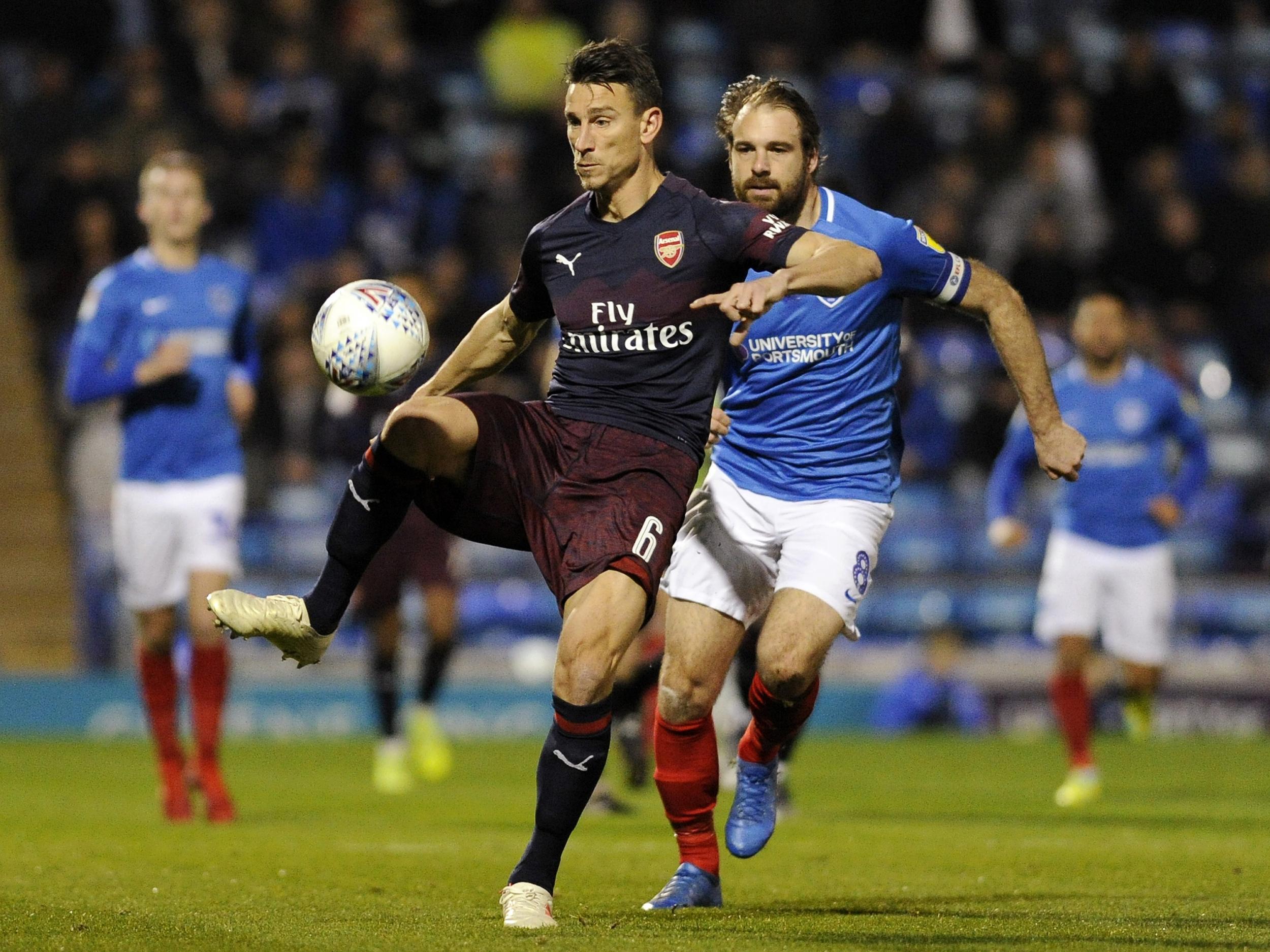 Laurent Koscielny continued his comeback with the youth team