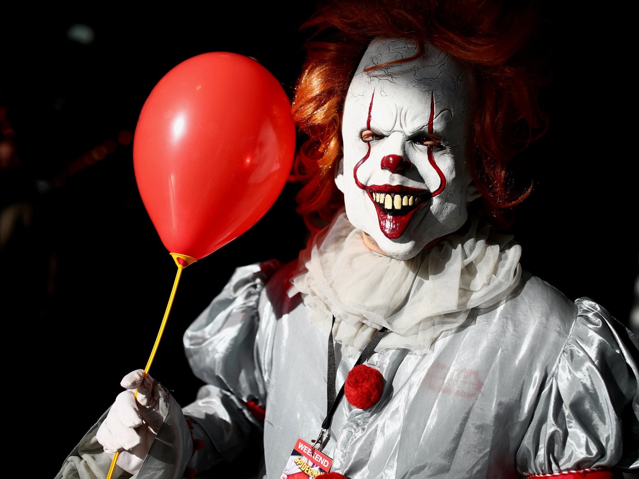 The creepy trend is thought to have started as a homage to the Pennywise character from the Stephen King novel ‘It’