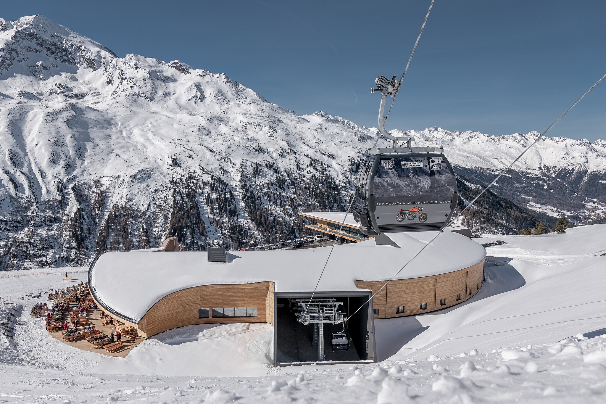 The second stage of the Kirchenkarbahn was completed this season (Top Hochgurgl)