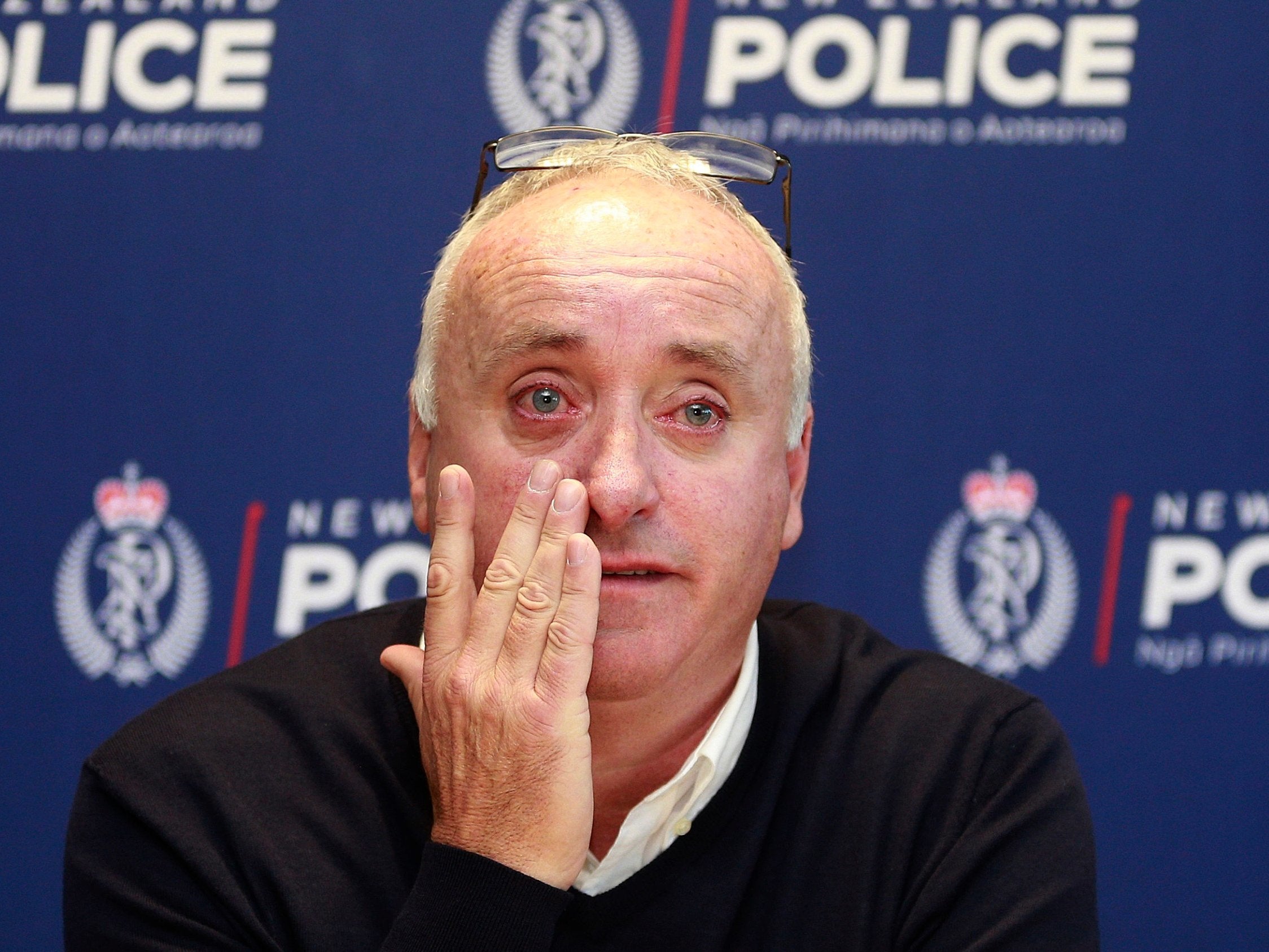 David Millane, father of missing British backpacker Grace Millane, 22, speaks at a press conference in Auckland, New Zealand, Friday, 7 December 2018.