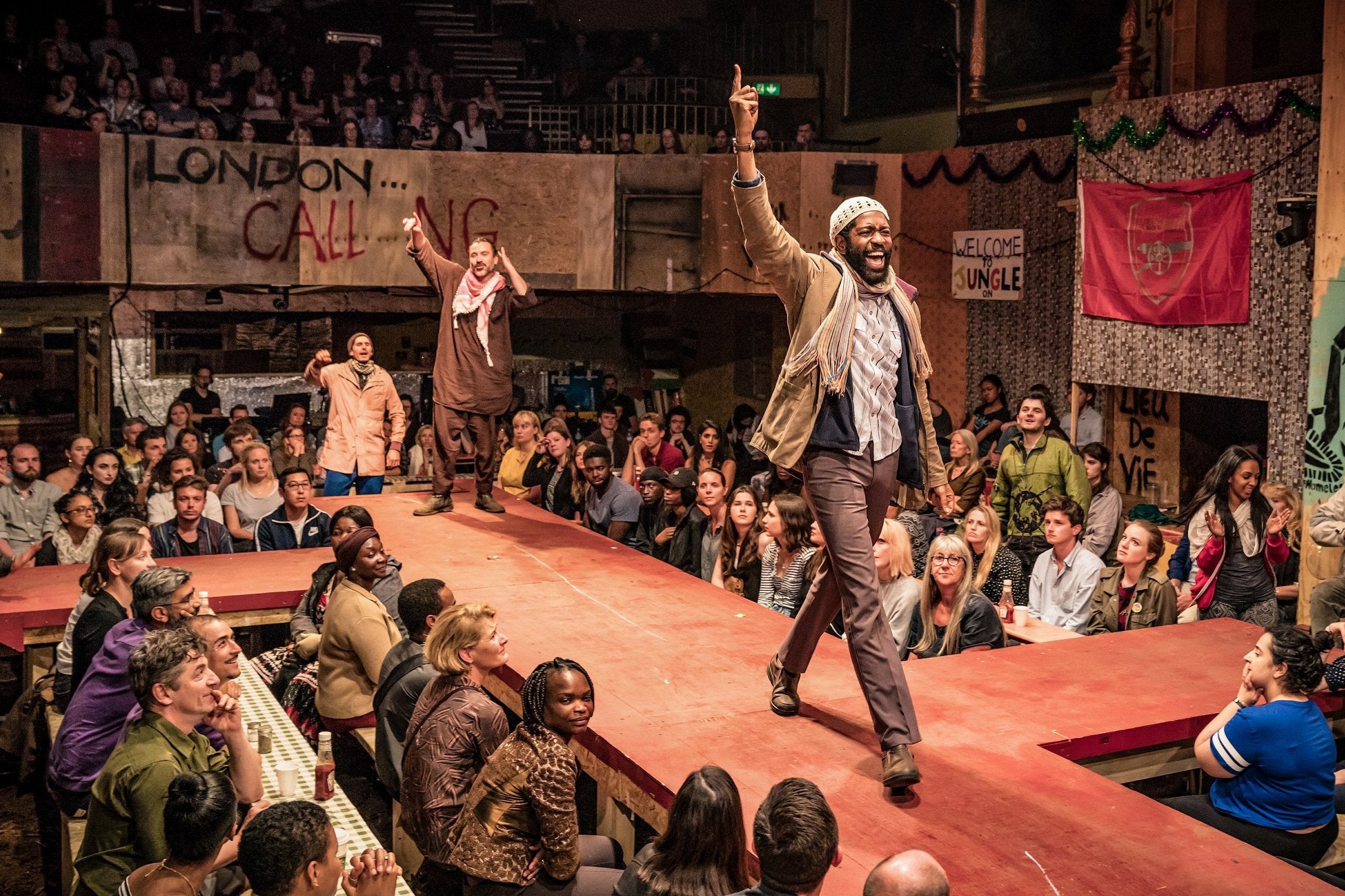 Ben Turner and Jonathan Nyati in ‘The Jungle’