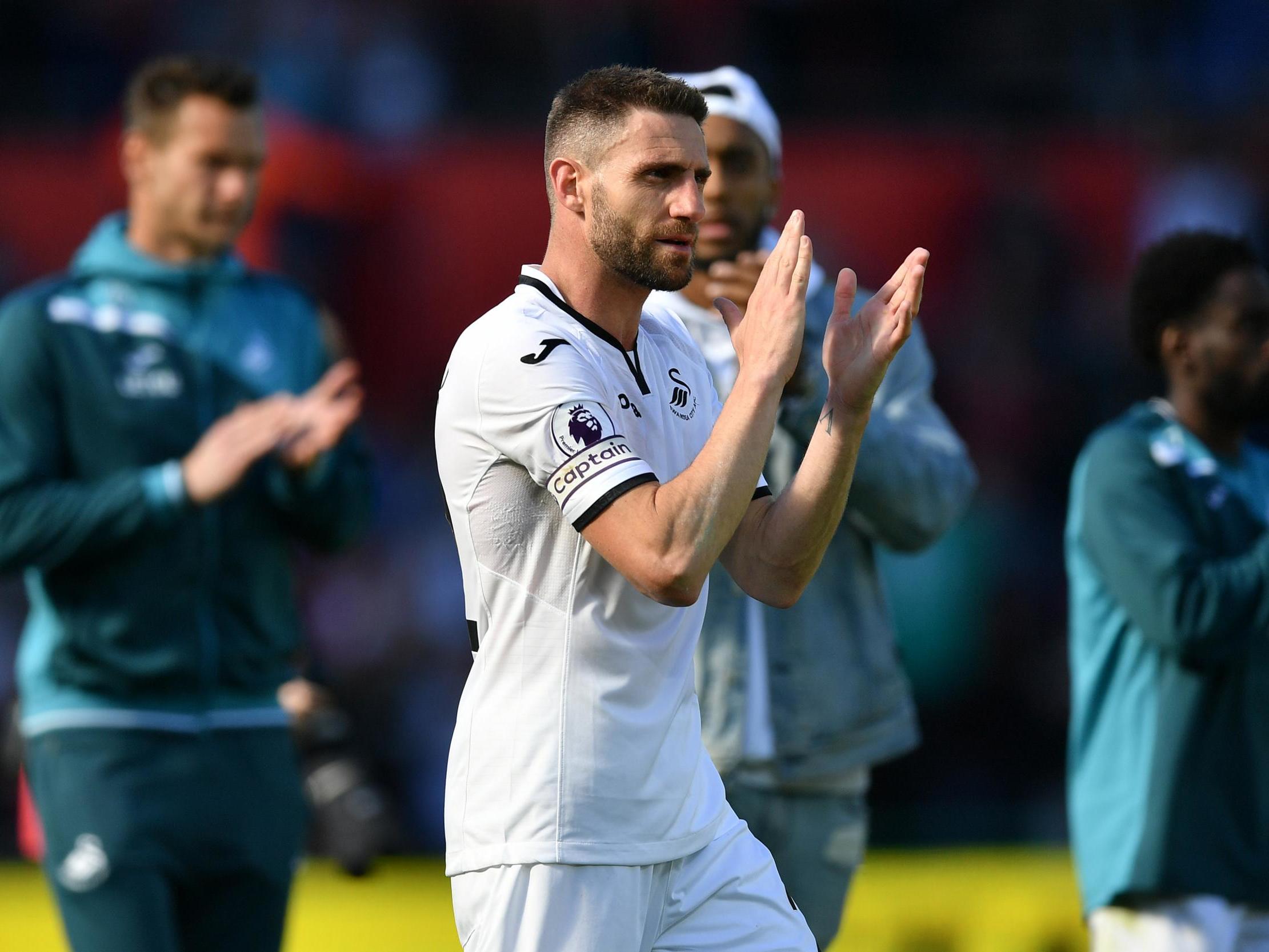 Angel Rangel during his days in the Premier League with Swansea