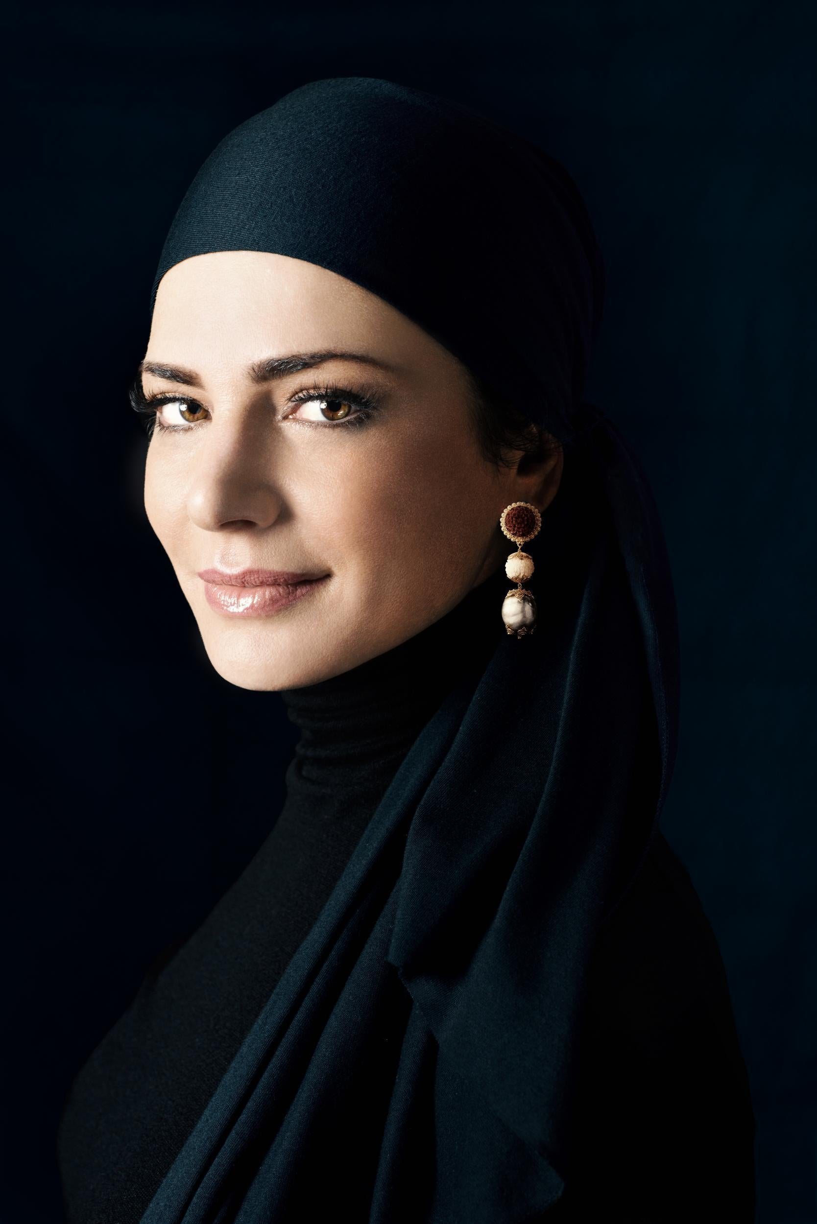 Alexandra Mor, Creative Director of The Protagonist, as "The Girl with the Tagua Earrings." Photo by Kevin Hatt.