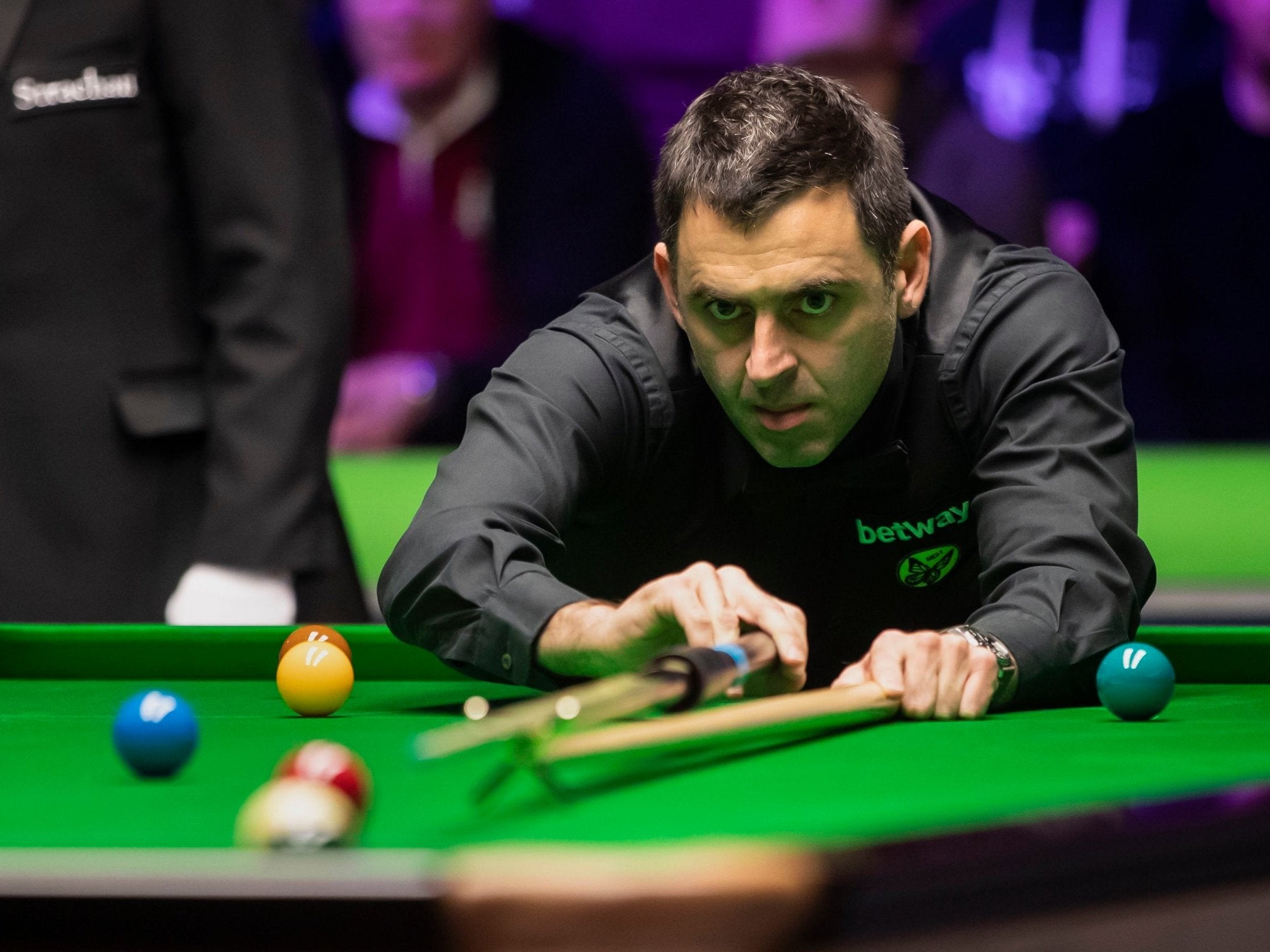 Ronnie O'Sullivan during day seven of the Betway UK Championship at The York Barbican