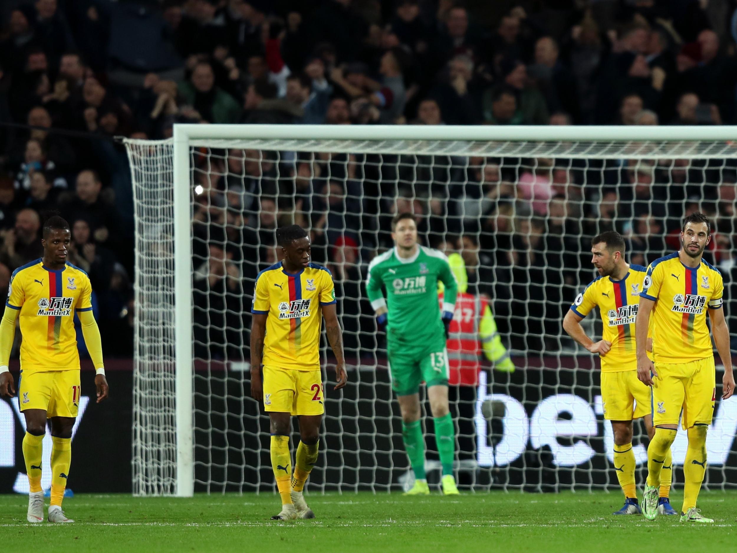 Crystal Palace suffered their second derby defeat in two weeks