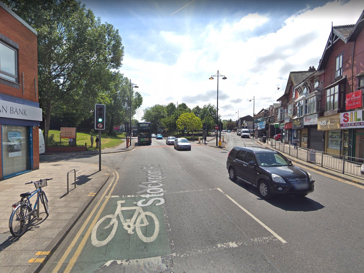 The collision occurred on Stockport Road at about 2.10am