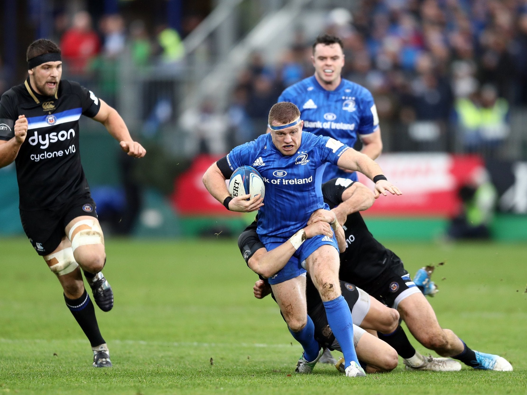 Sean Cronin scored Leinster's first try against Bath