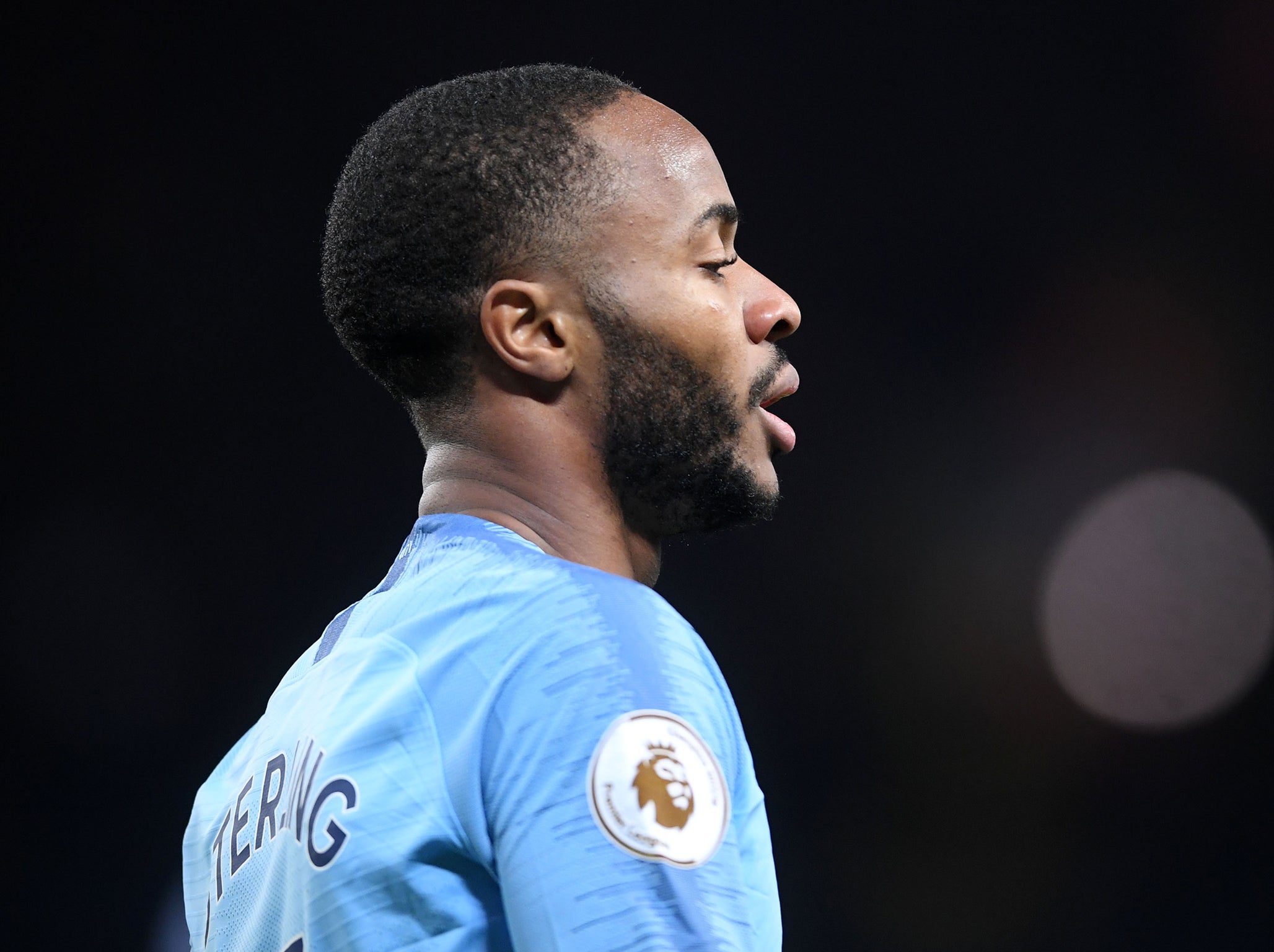 Sterling appeared to be the victim of racist abuse on Saturday