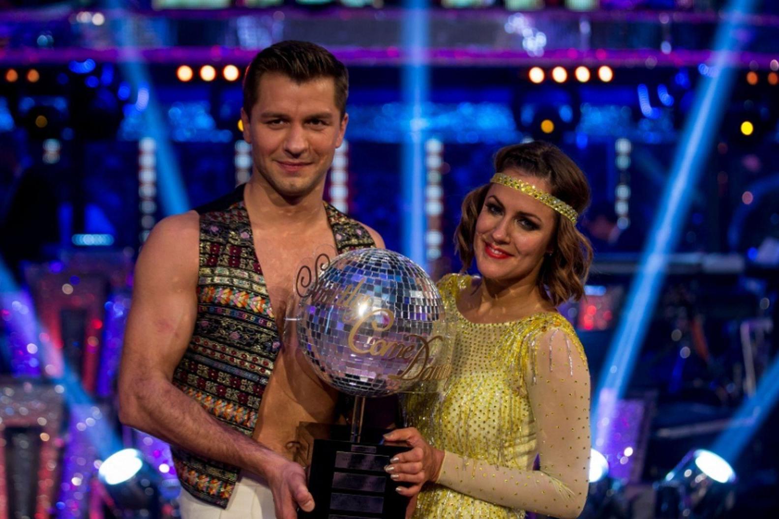 Caroline Flack after winning 'Strictly Come Dancing' in 2014