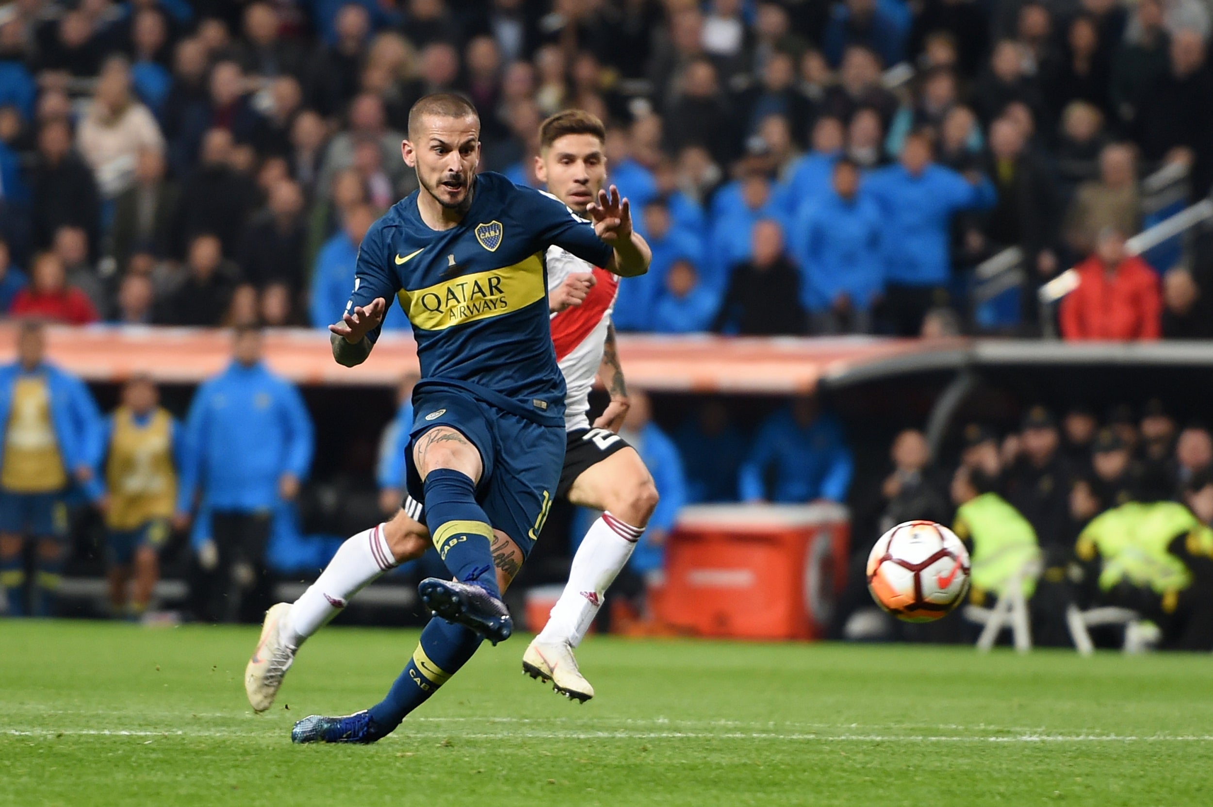 Dario Benedetto scored Boca’s opening goal