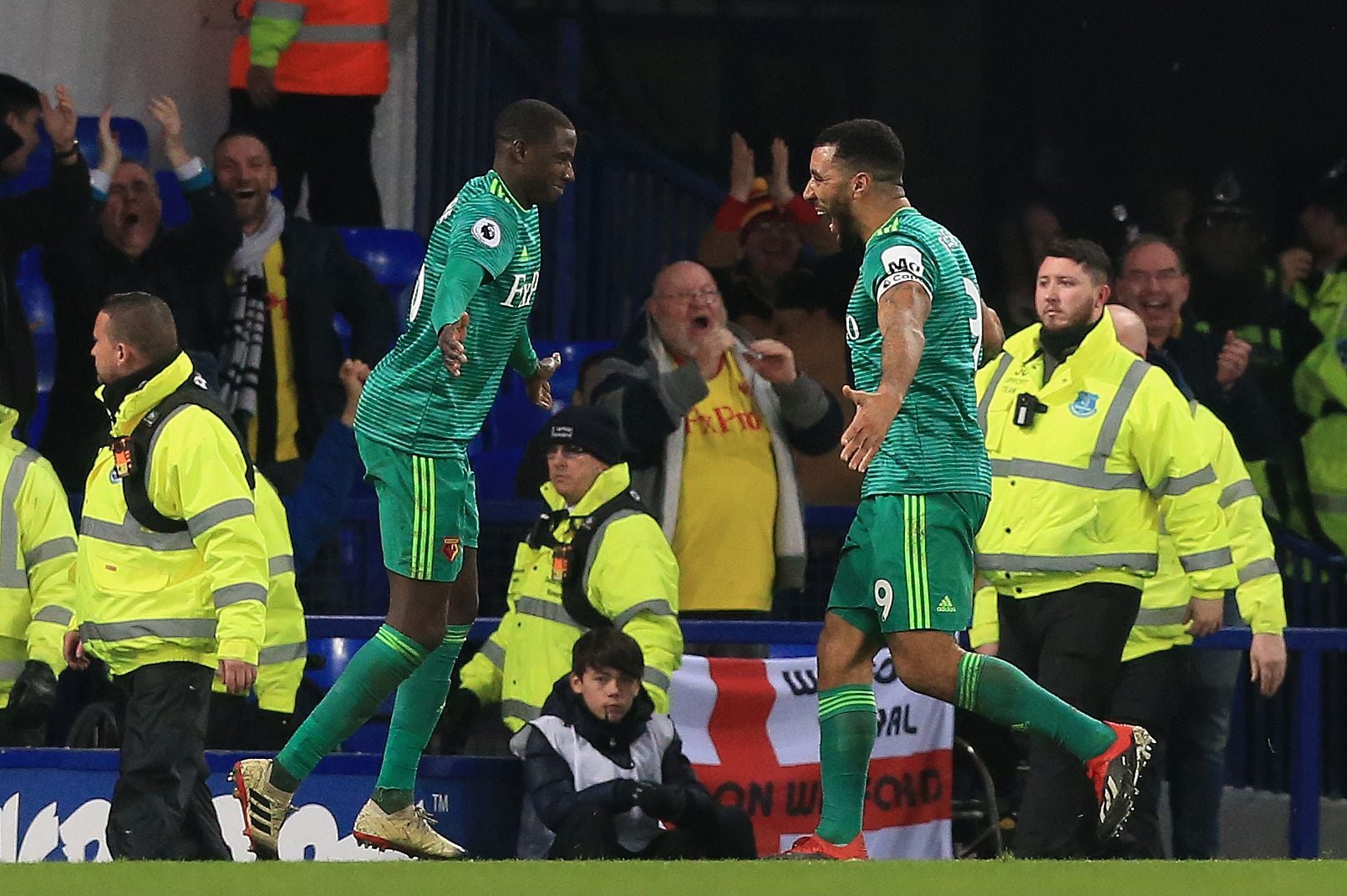 Doucoure thought he had scored the winner for Watford (AFP/Getty)